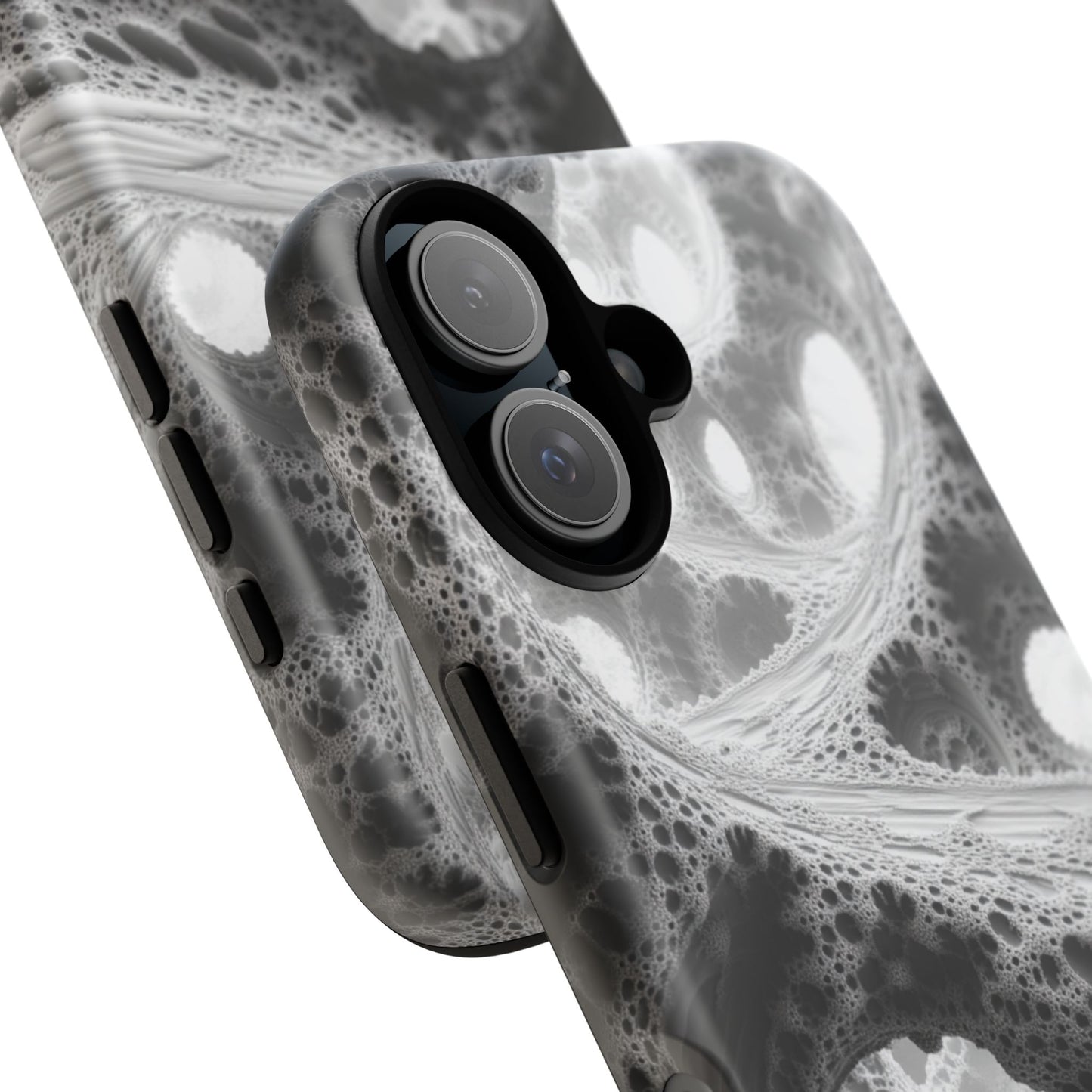 Monochrome Fractal – Tough iPhone Case