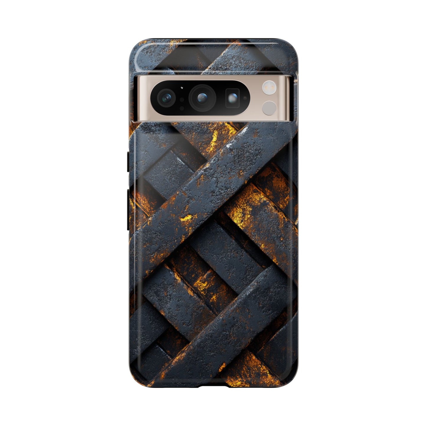 Geometric Interlocking Pattern Phone Case - iPhone, Google Pixel, Samsung Galaxy