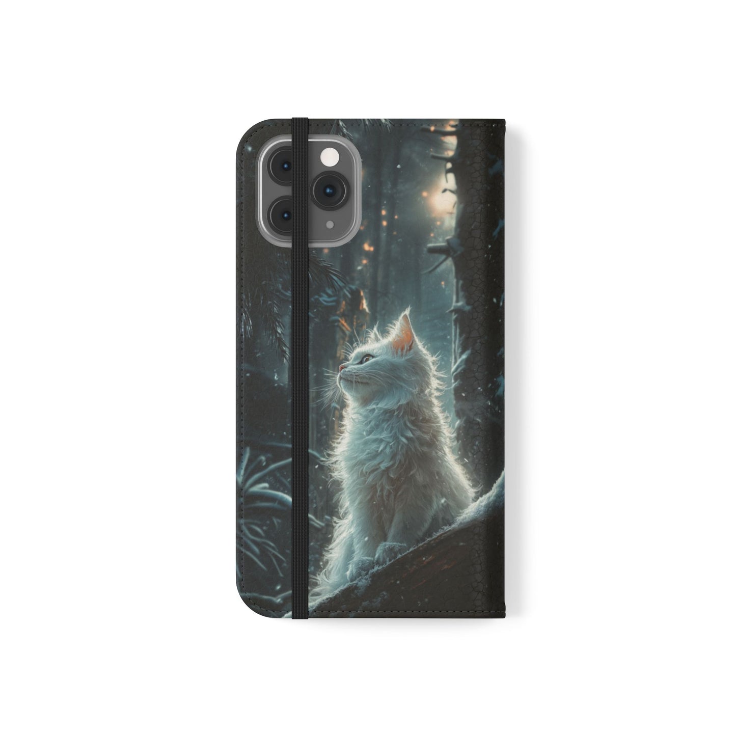 Winter Spirit Cat - Wallet Flip Case