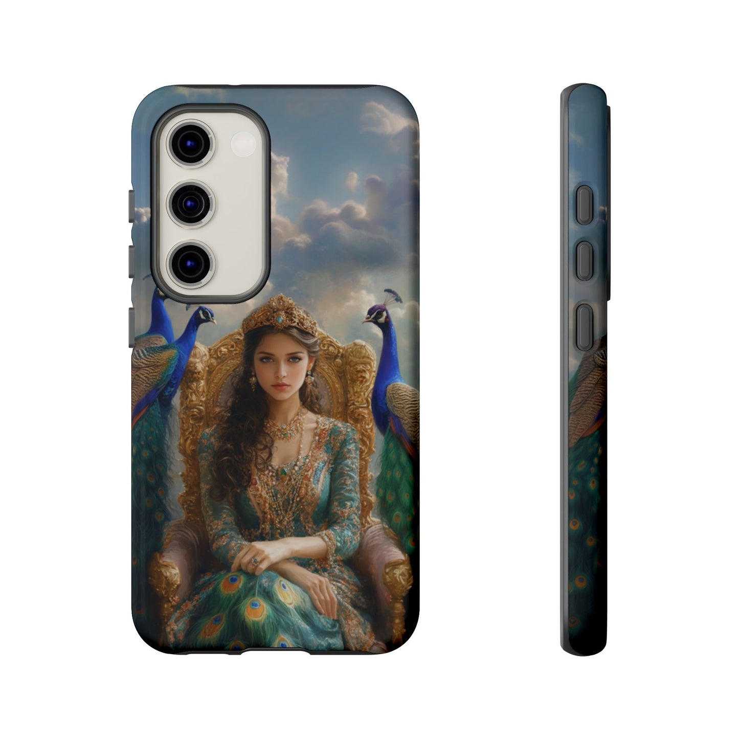 Hera Peacock Empress Golden Throne - Tough Samsung Galaxy Case