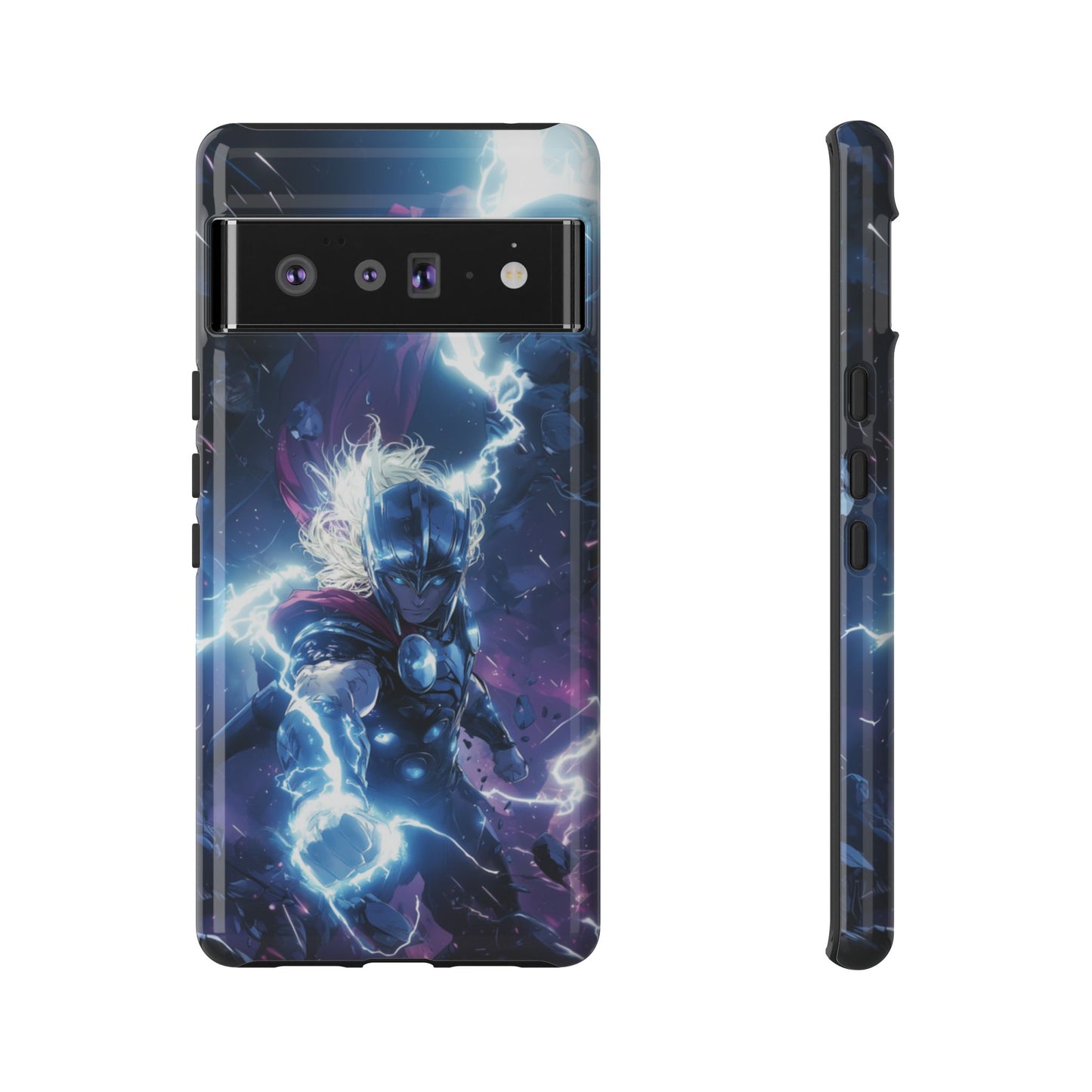 Lightning Fury: Thor Anime Action Phone Case - iPhone, Google Pixel, Samsung