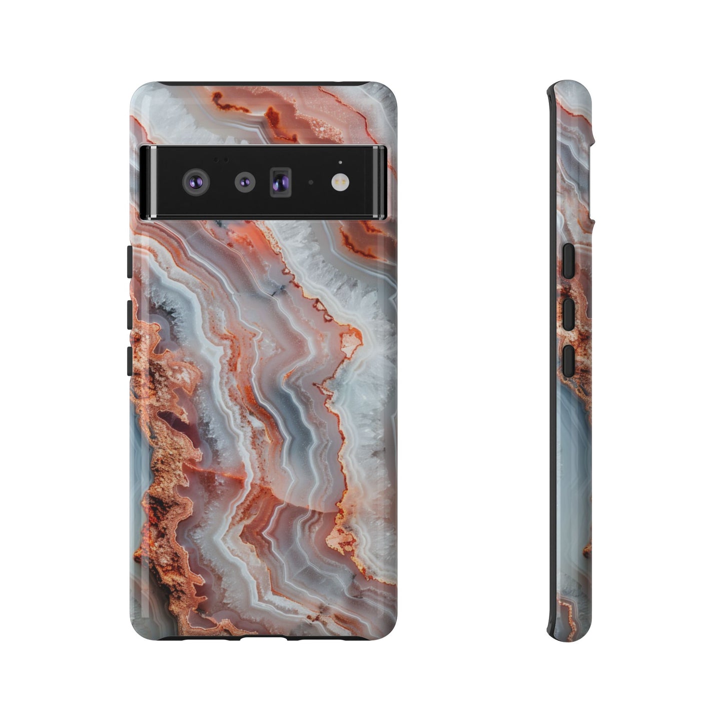 Rose Agate Currents – Tough Google Pixel Case