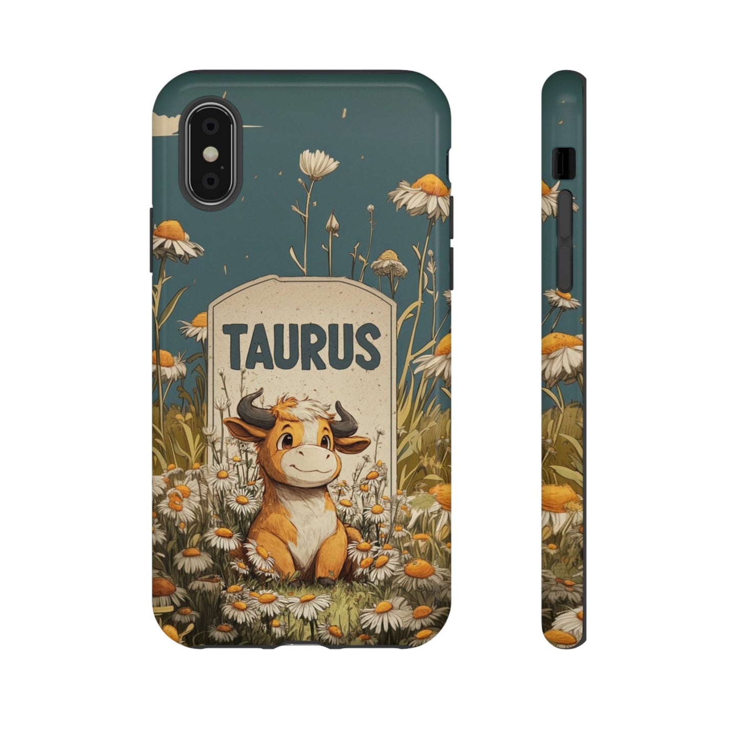 Taurus Cute Calf - Tough iPhone Case