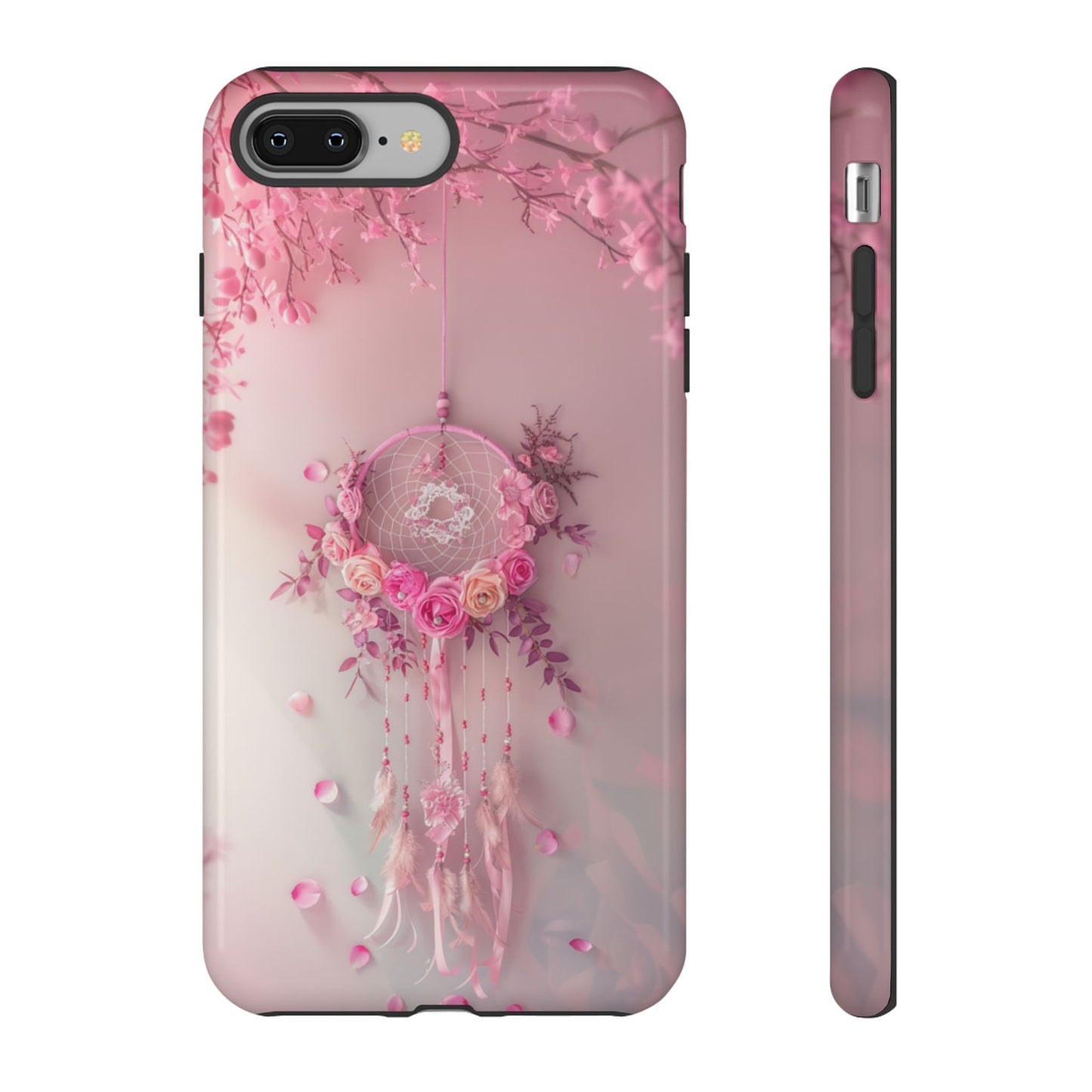 Pink Rose Dreamcatcher - Tough iPhone Case