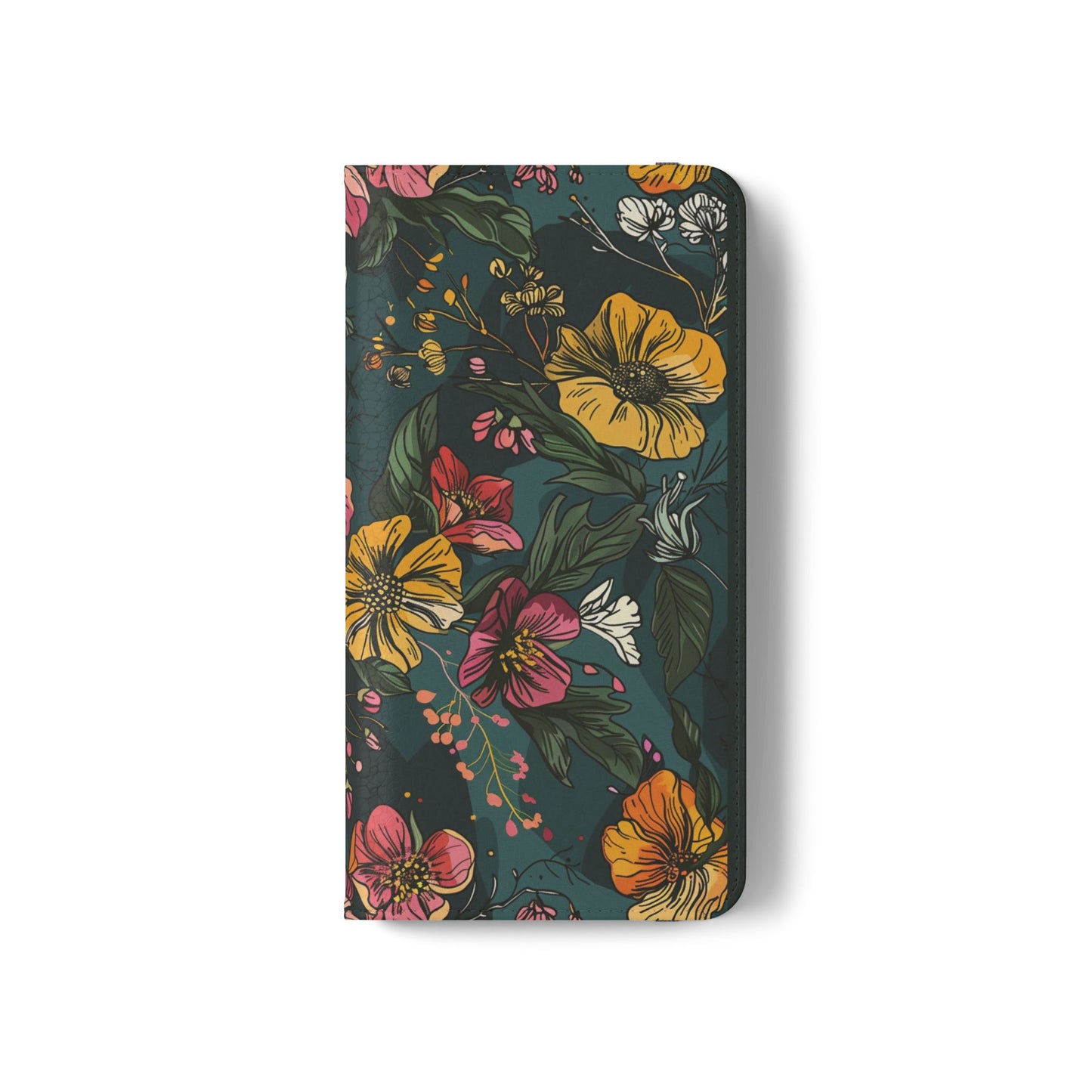 Vintage Floral Bloom - Wallet Flip Case
