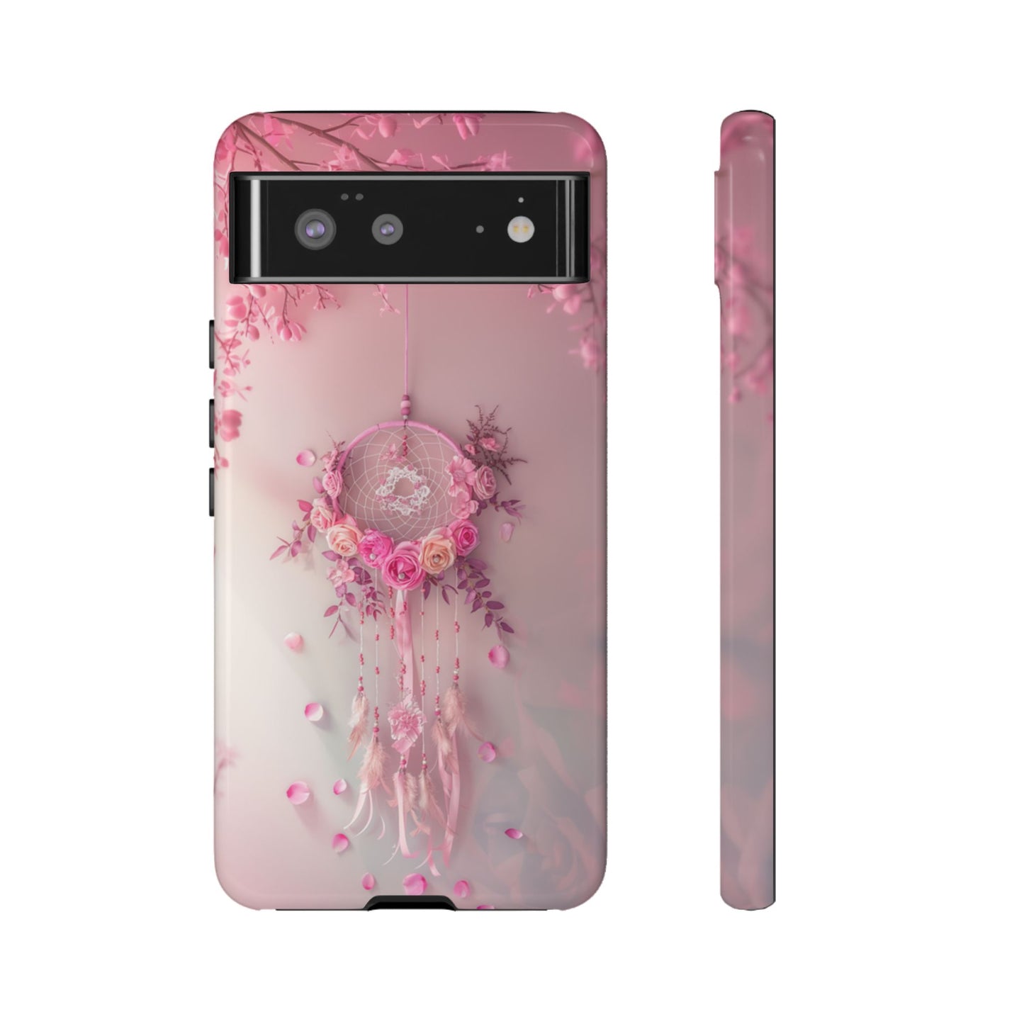 Pink Rose Dreamcatcher - Tough Google Pixel Case
