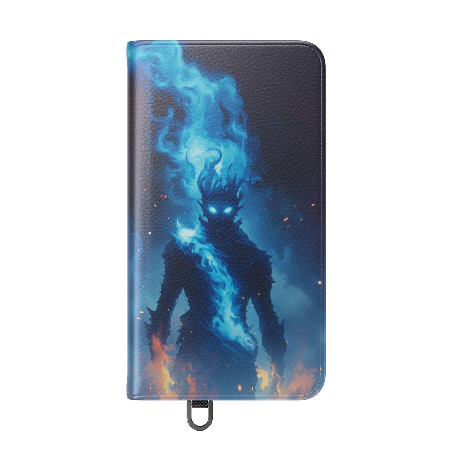 Blue Flame Spirit - Wallet Flip Case