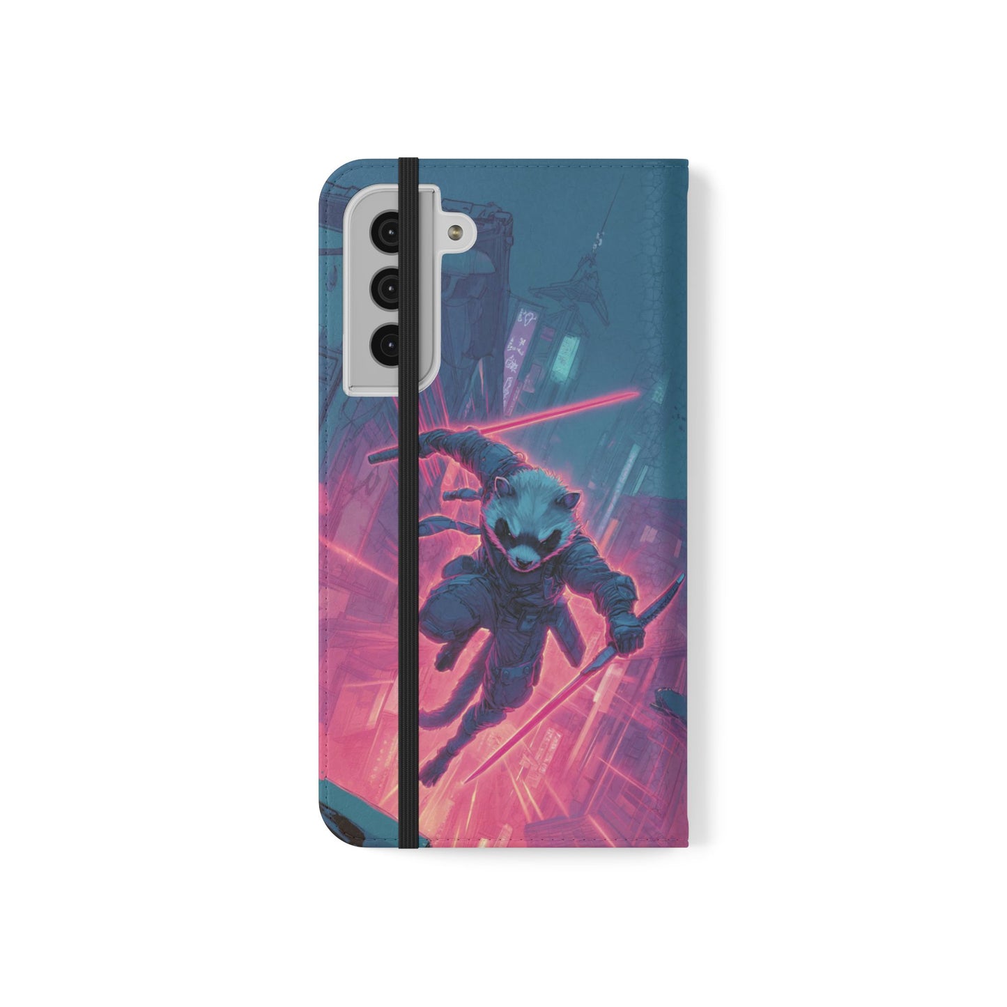 Cyberpunk Ferret - Wallet Flip Case