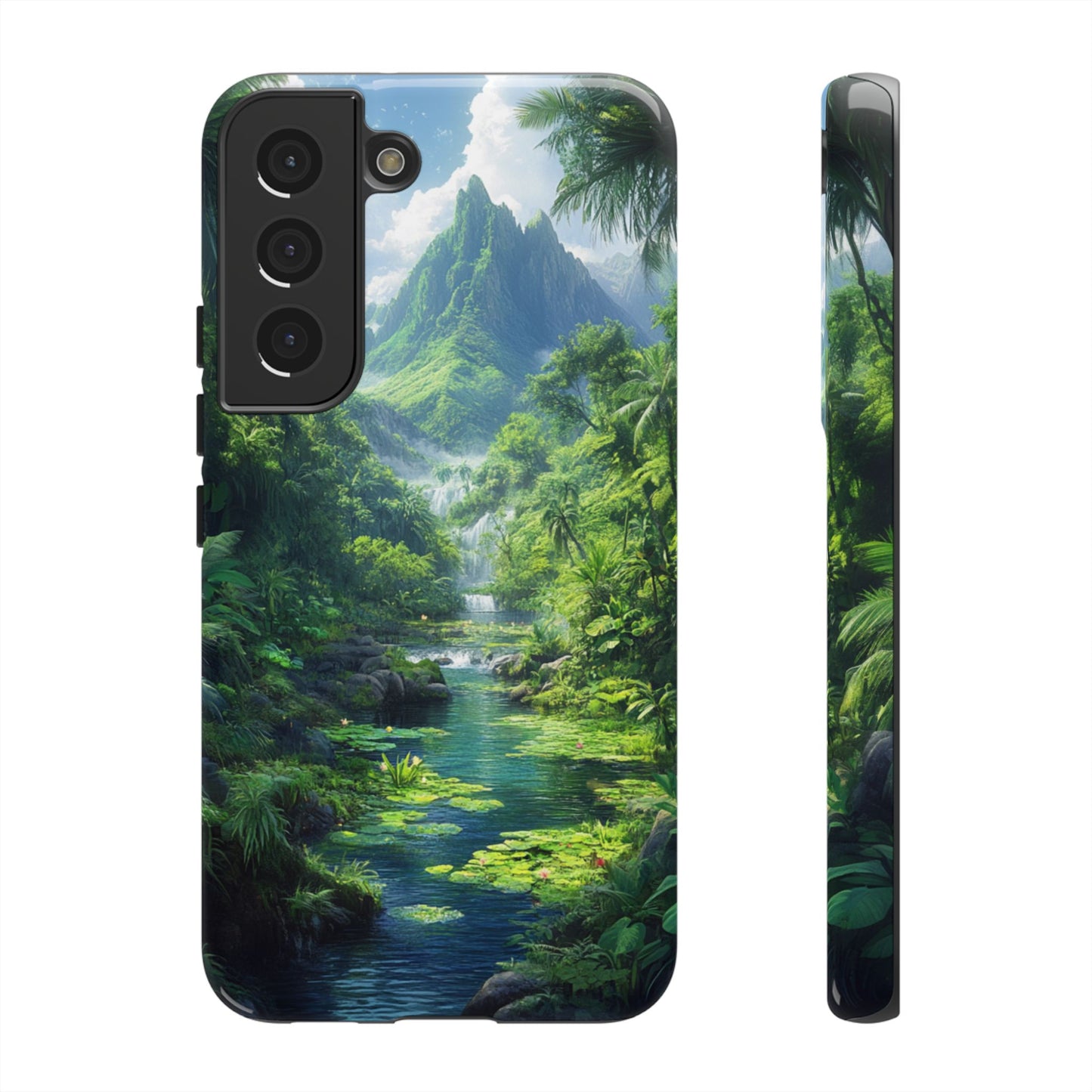 Verdant Jungle Cascade – Tough Samsung Galaxy Case