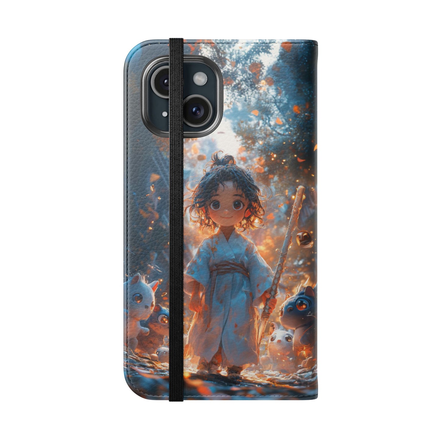 Forest Spirit Child - Wallet Flip Case