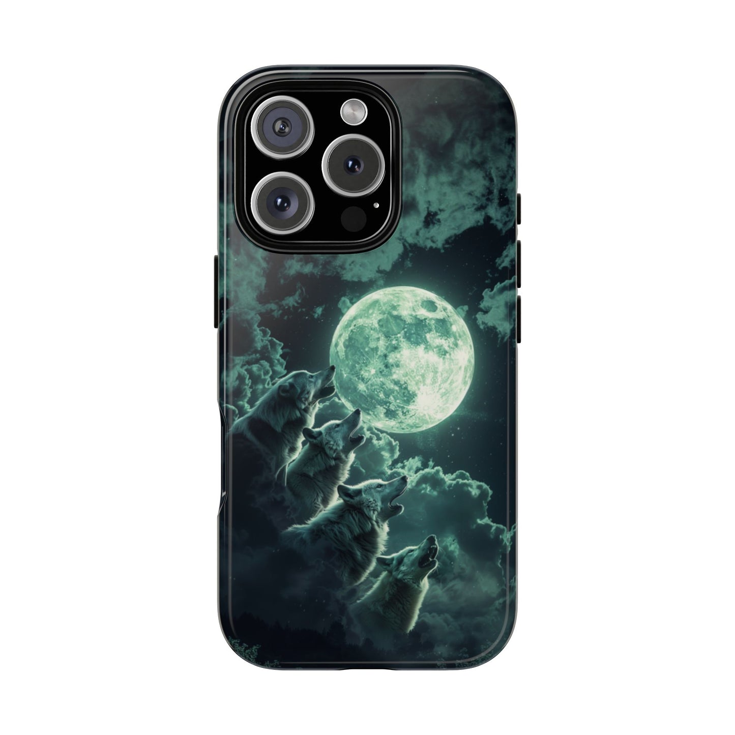 Moonlit Wolf Chorus - Tough iPhone Case