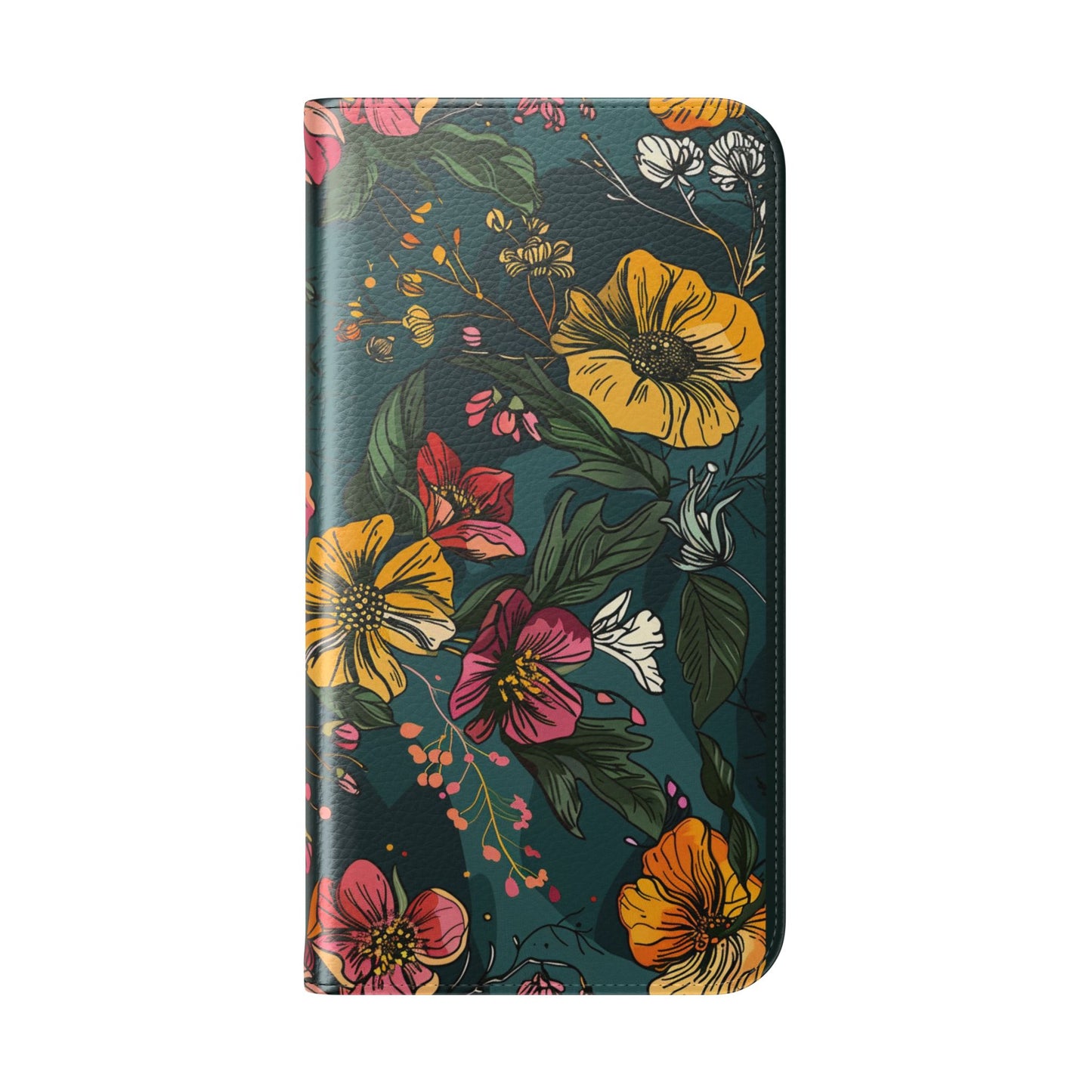 Vintage Floral Bloom - Wallet Flip Case