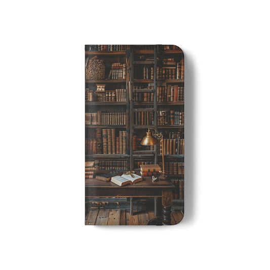 Old World Study - Wallet Flip Case