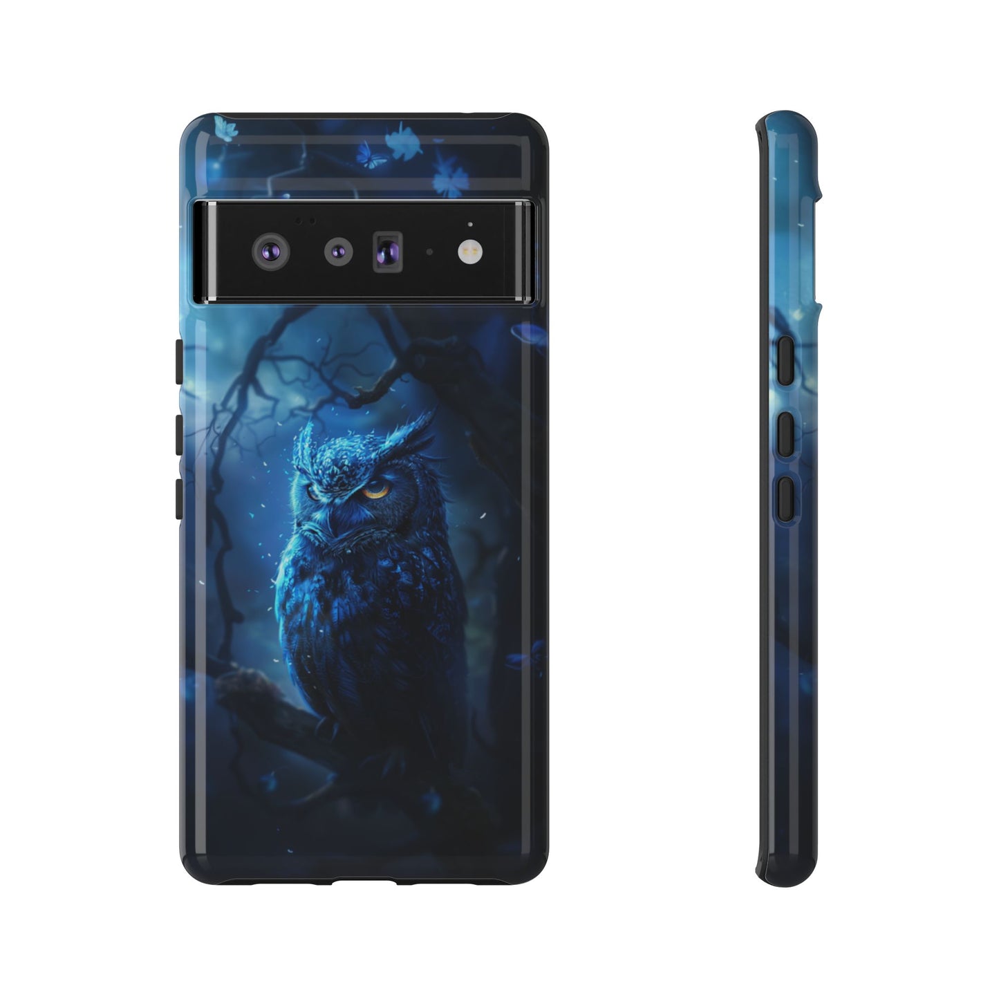 Azure Nocturne Owl – Tough Google Pixel Case