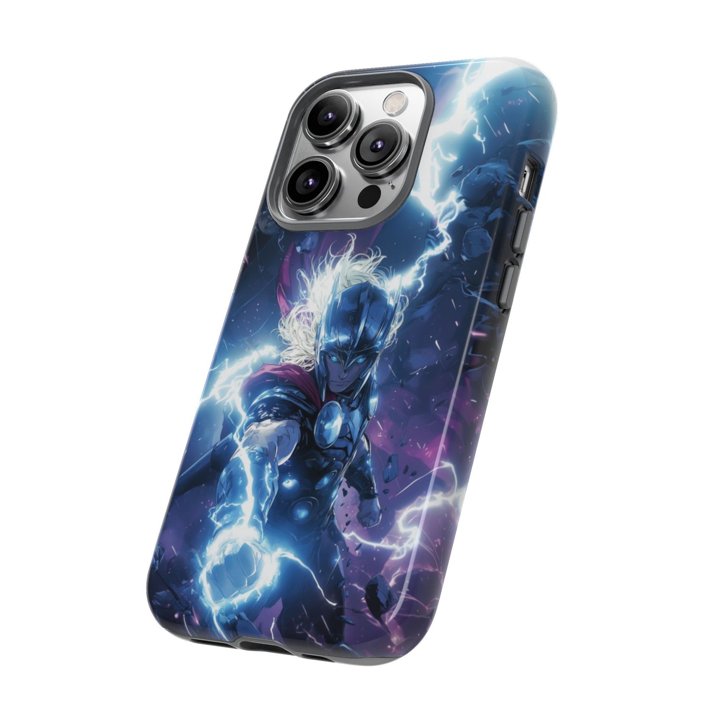 Lightning Fury: Thor Anime Action Phone Case - iPhone, Google Pixel, Samsung