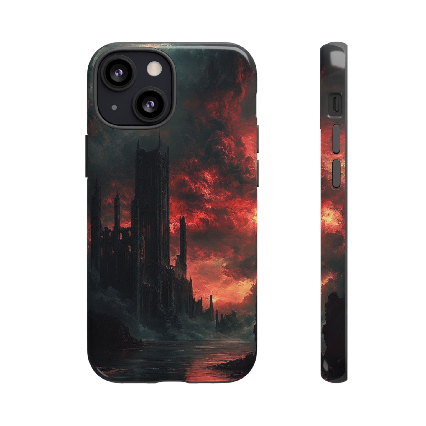 Crimson Dread Citadel – Tough iPhone Case