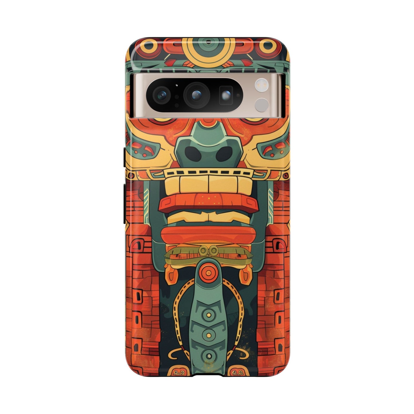 Aztec Totem Mask - Tough Google Pixel Case