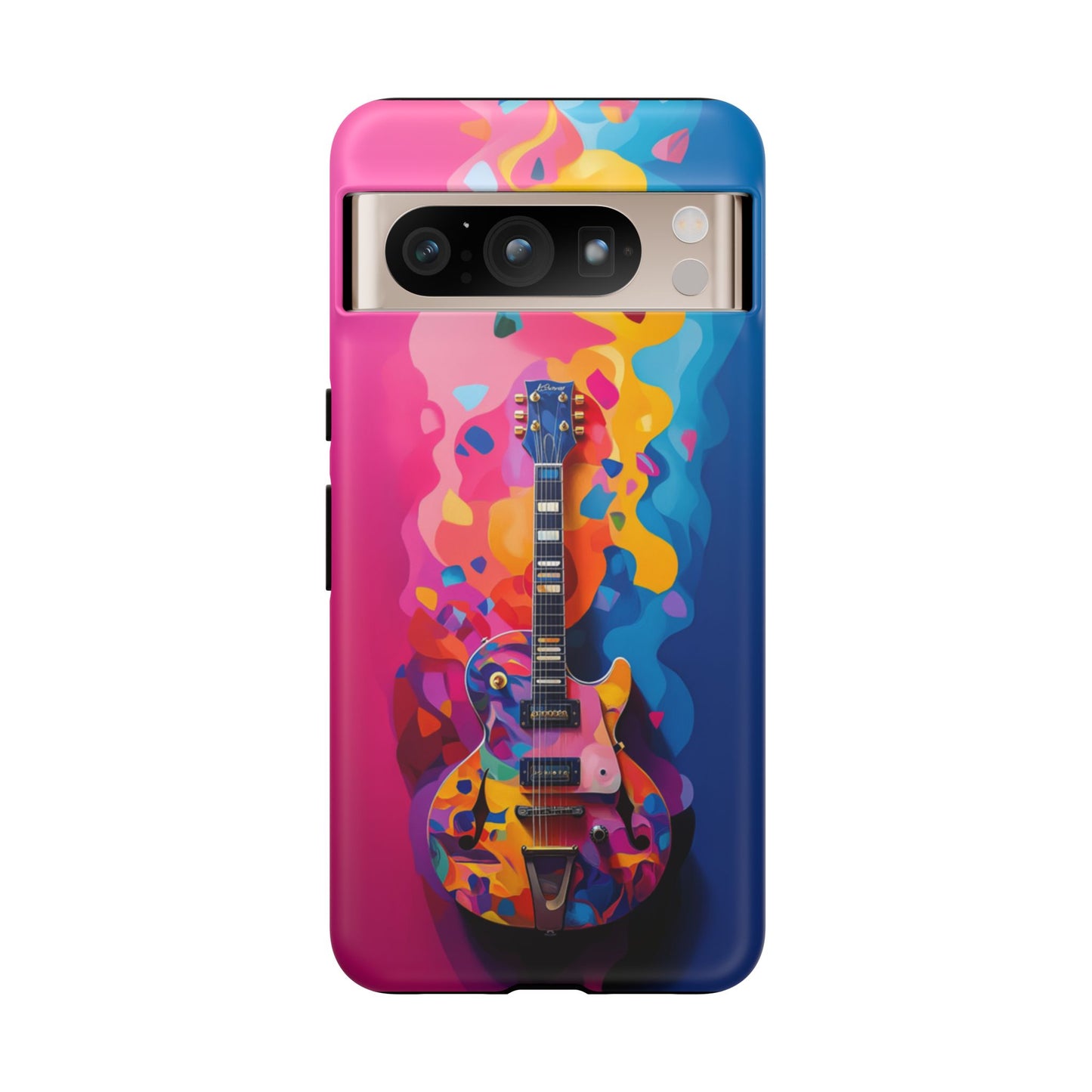 Vibrant Abstract Guitar Phone Case - iPhone, Google Pixel, Samsung Galaxy