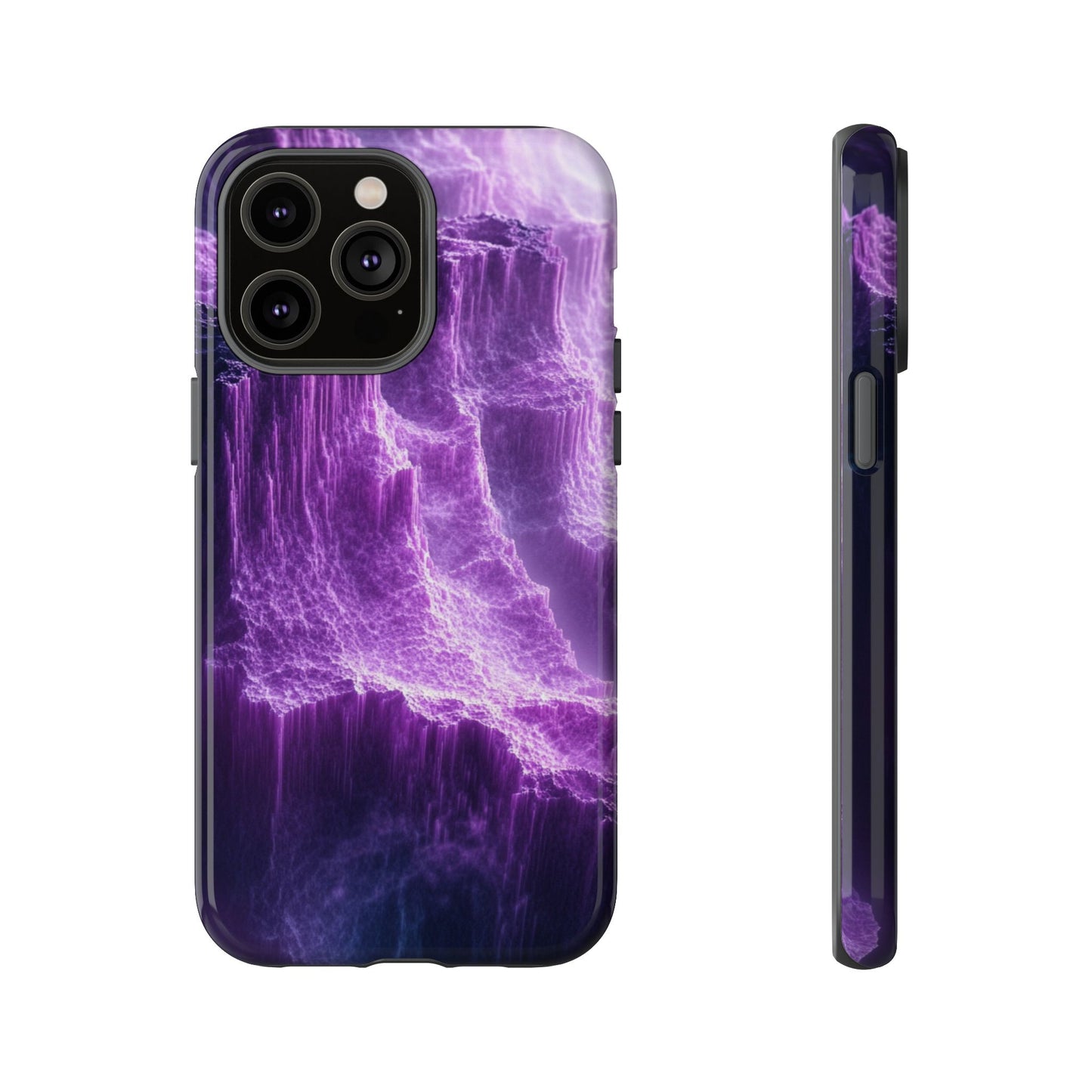 Purple Crystal Canyon - Tough iPhone Case