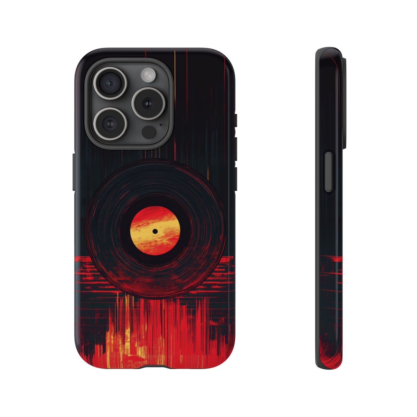 Retro Vinyl Record Phone Case - iPhone, Google Pixel, Samsung Galaxy