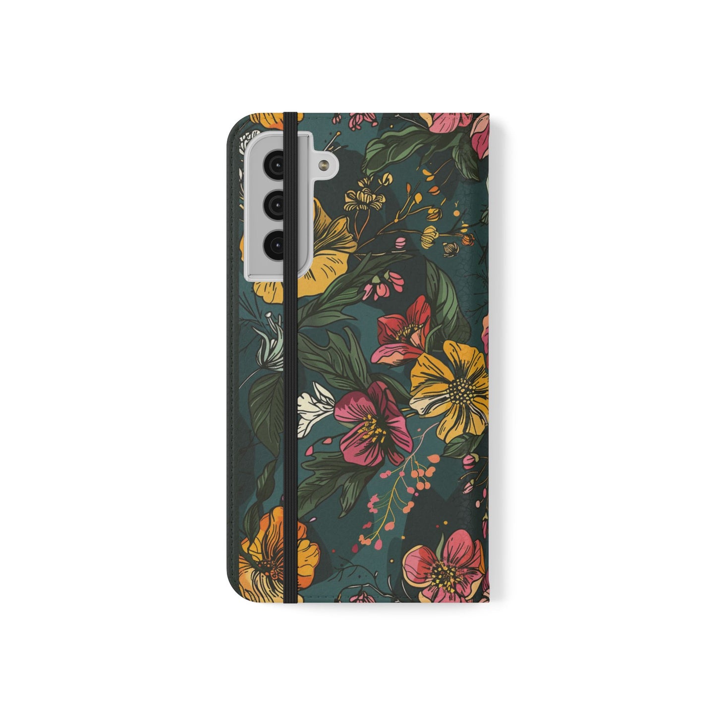 Vintage Floral Bloom - Wallet Flip Case