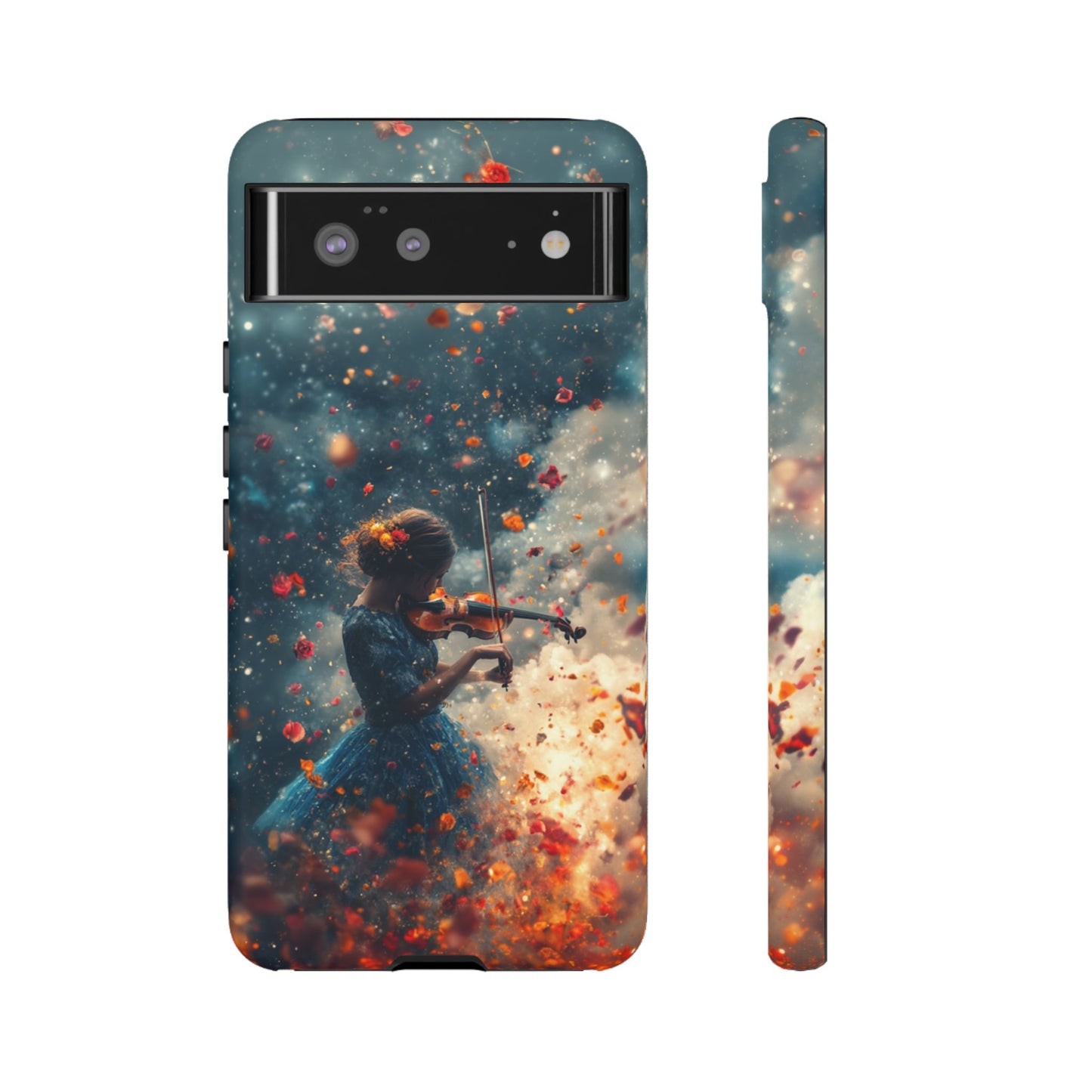 Petal Breeze Violinist Phone Case - iPhone, Google Pixel, Samsung Galaxy