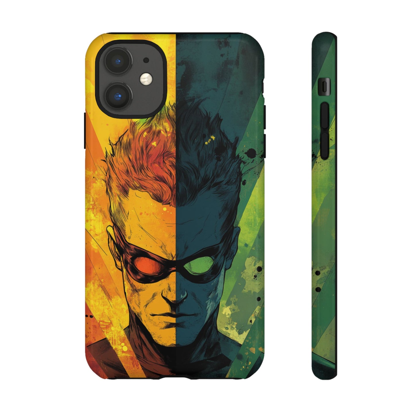 Split Spectrum Hero – Tough iPhone Case