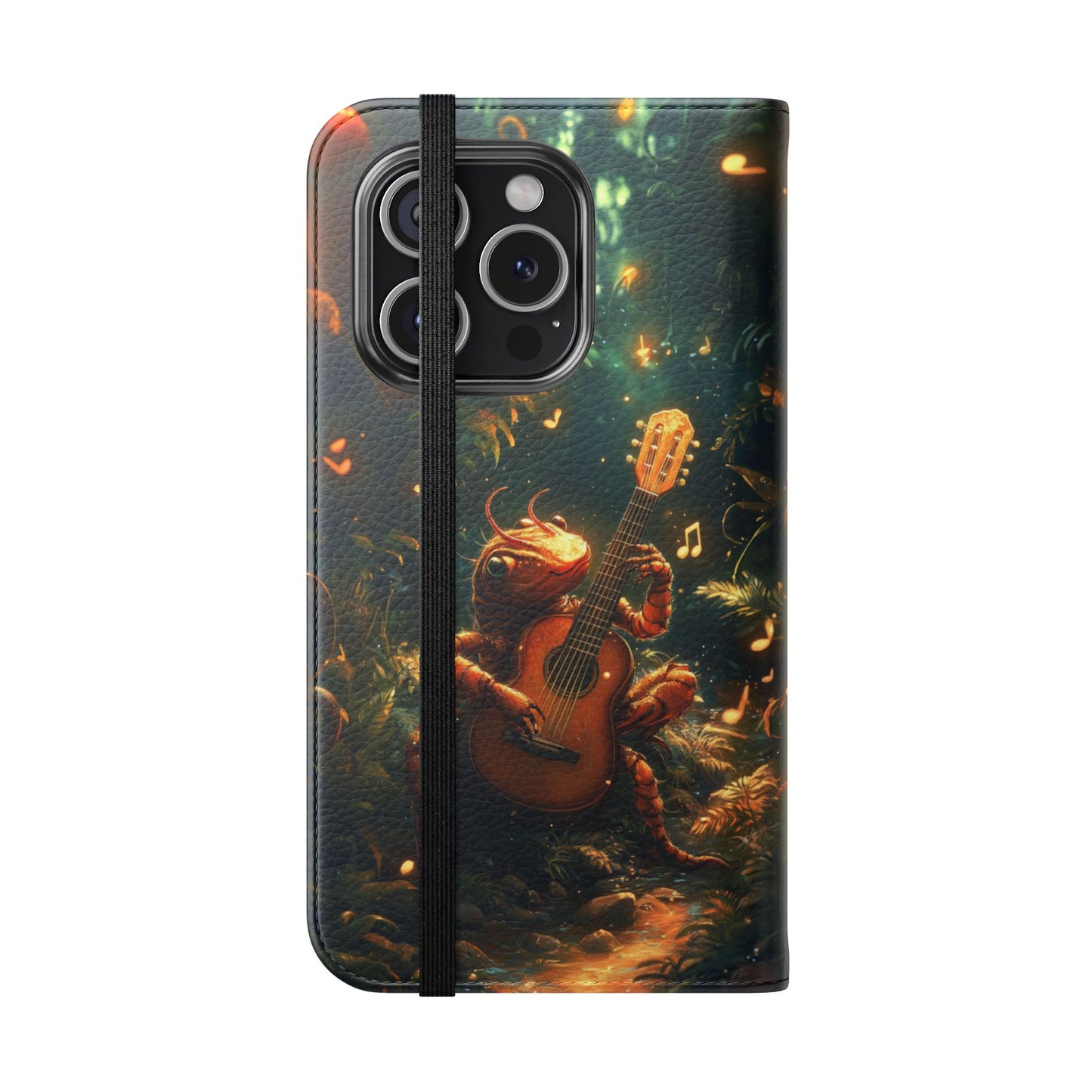 Serenade Forest Guitarist - Wallet Flip Case