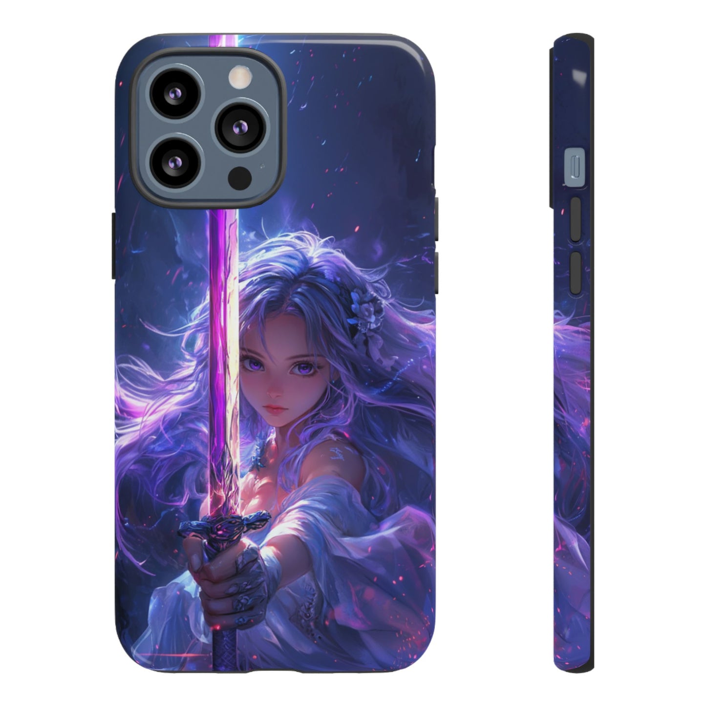 Violet Blade Warrior – Tough iPhone Case