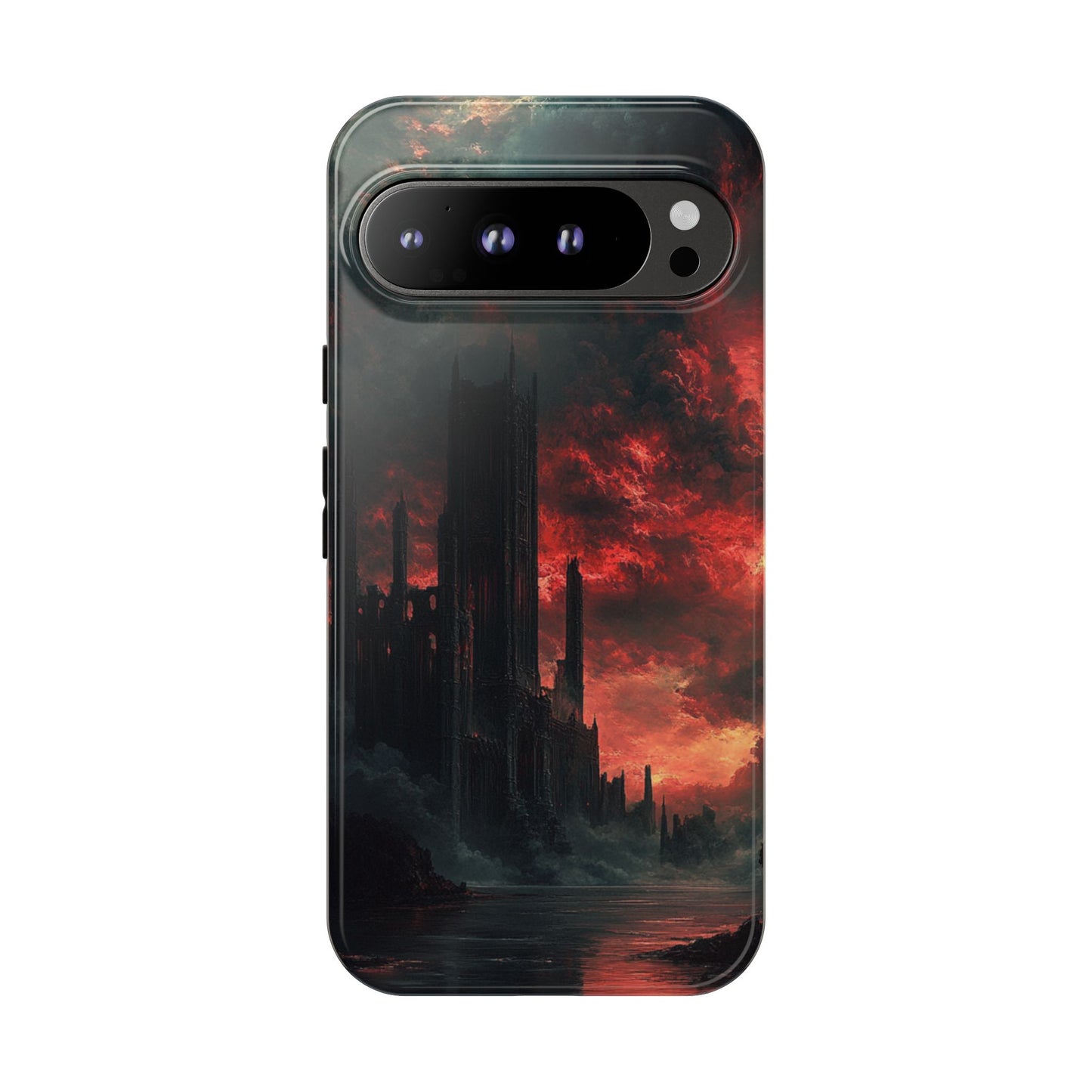 Crimson Dread Citadel – Tough Google Pixel Case