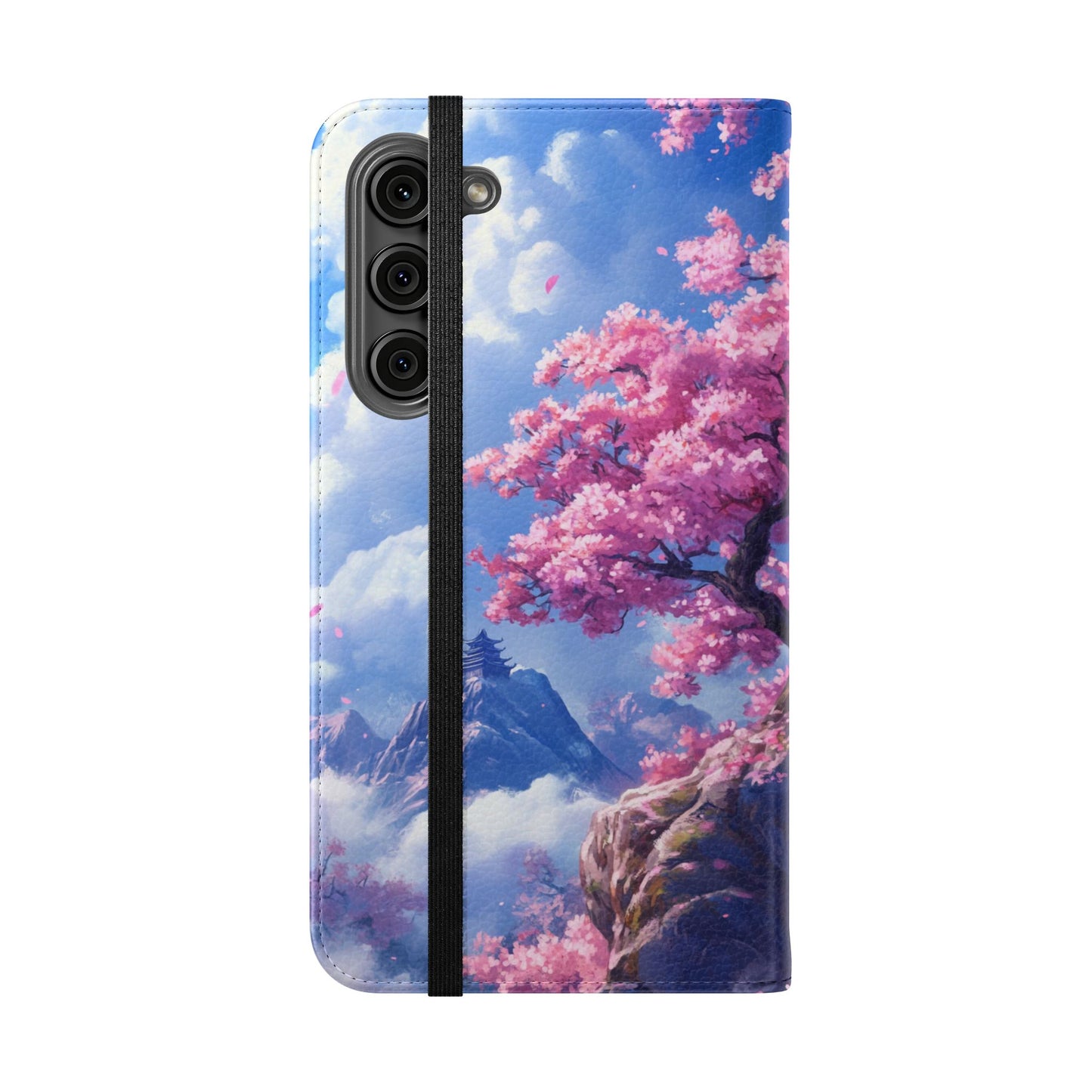 Sakura Sky Temple - Wallet Flip Case
