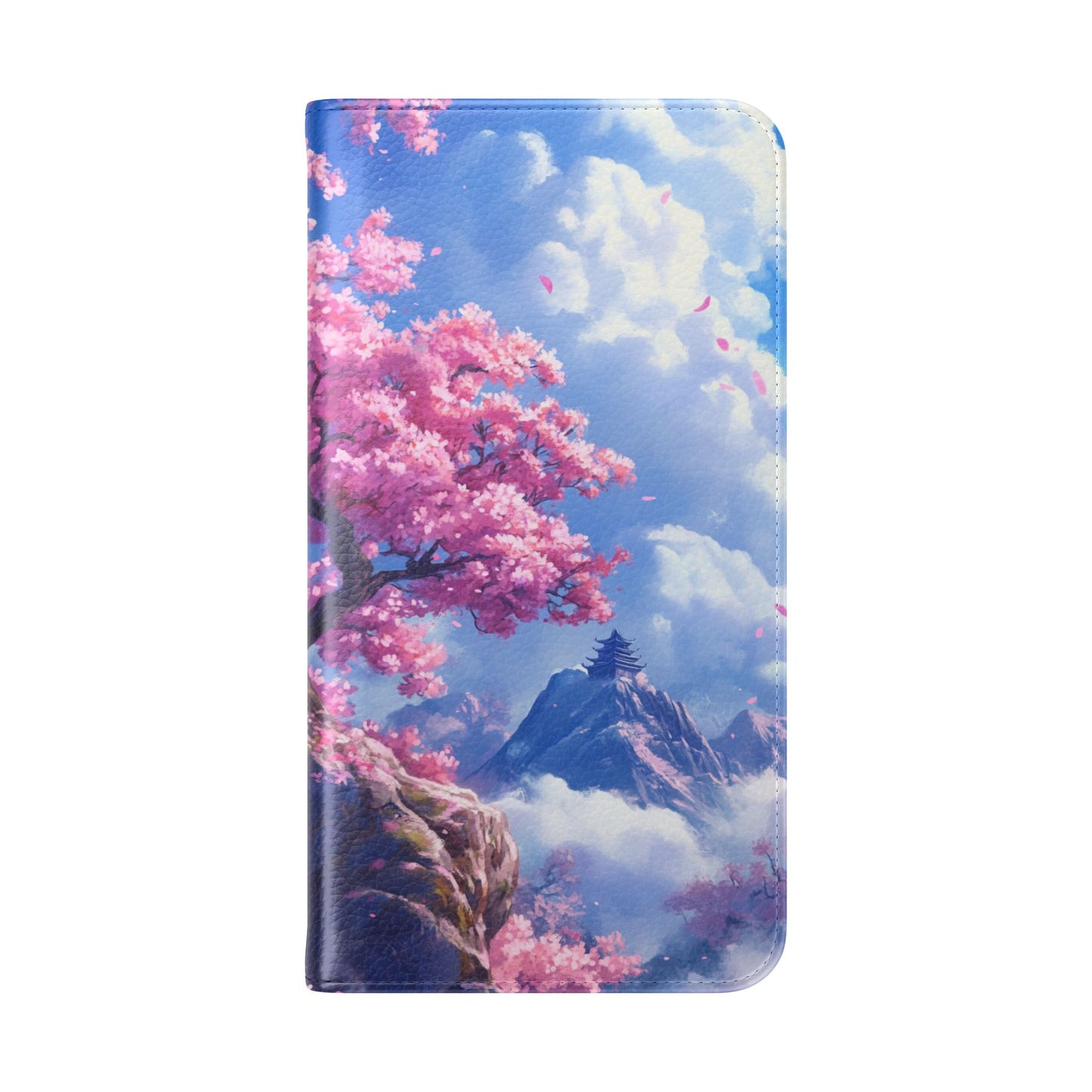 Sakura Sky Temple - Wallet Flip Case