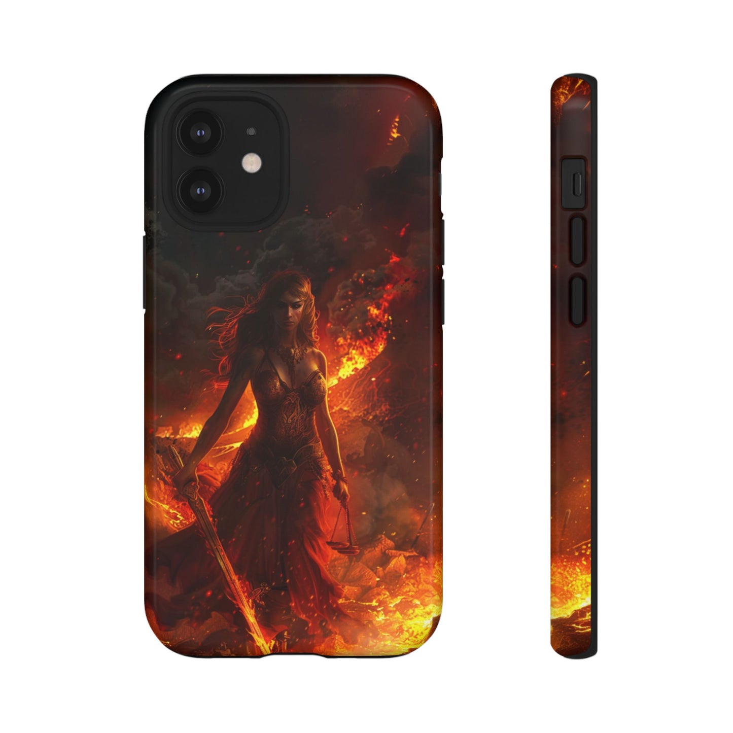 Fiery Goddess Nemesis Phone Case - iPhone, Google Pixel, Samsung Galaxy