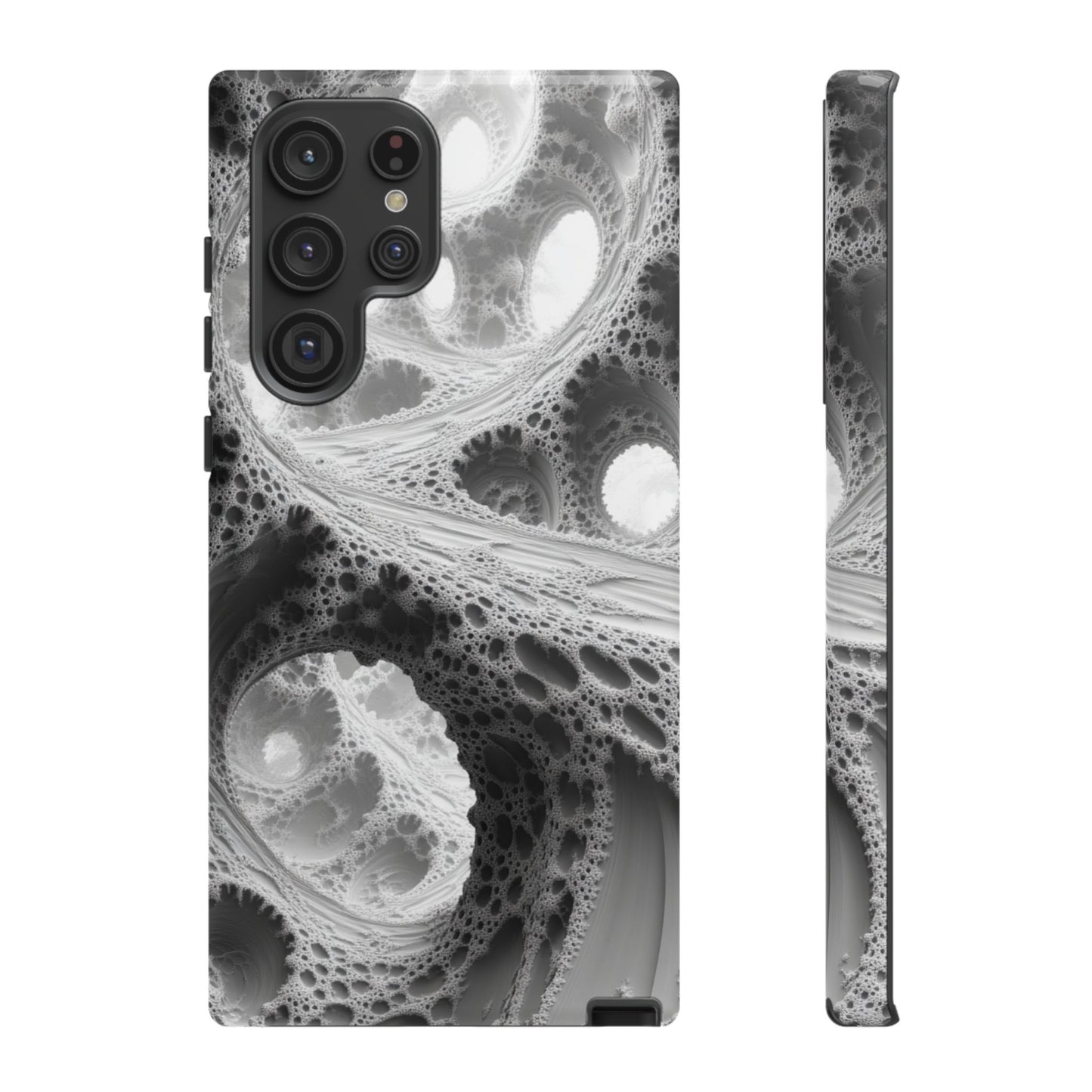 Monochrome Fractal – Tough Samsung Galaxy Case