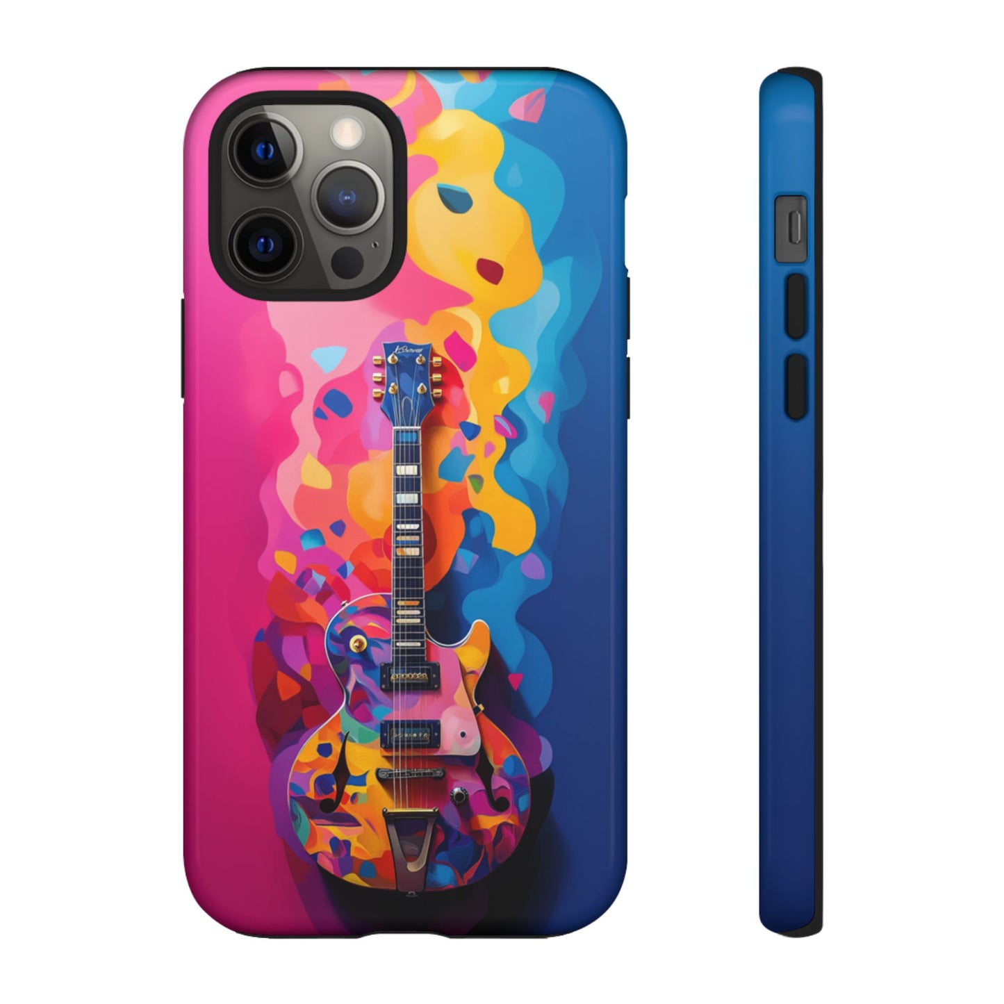 Vibrant Abstract Guitar Phone Case - iPhone, Google Pixel, Samsung Galaxy