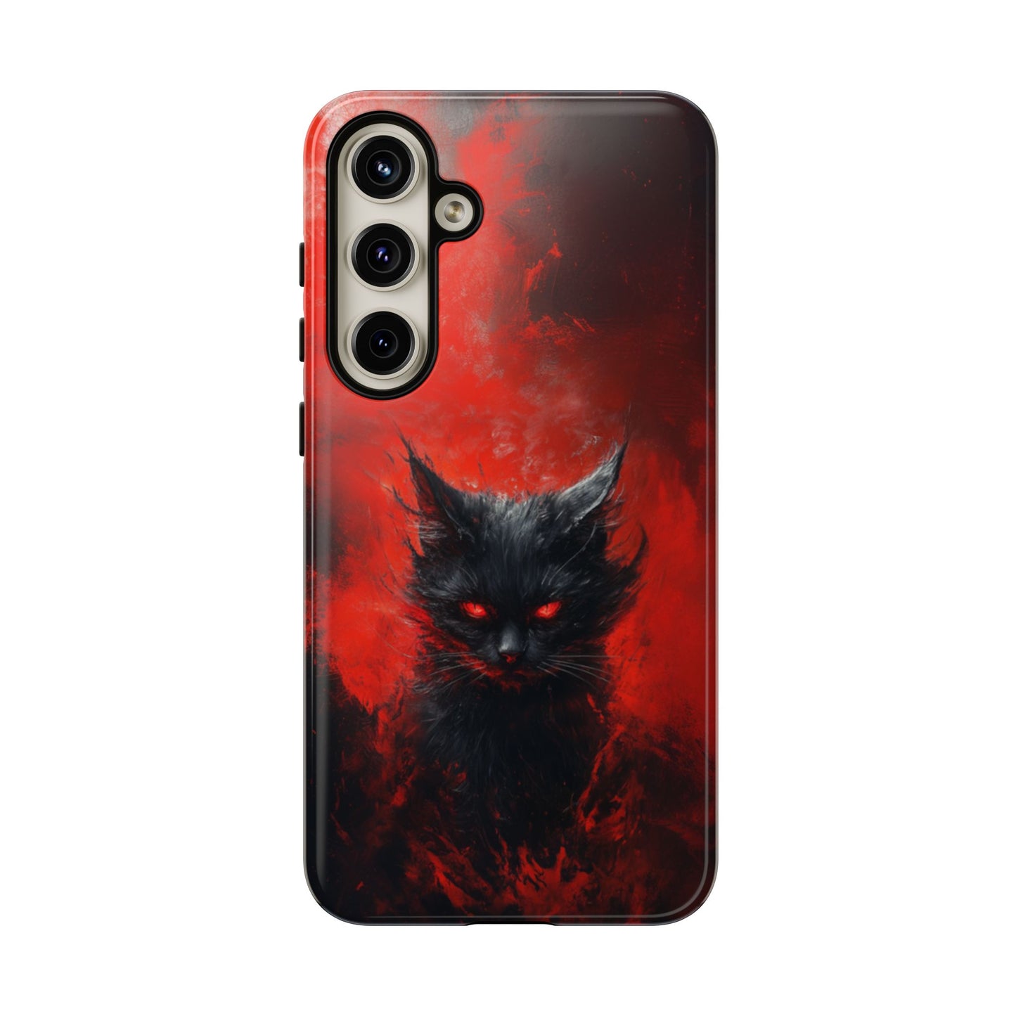 Fire Demon Black Cat - Tough Samsung Galaxy Case