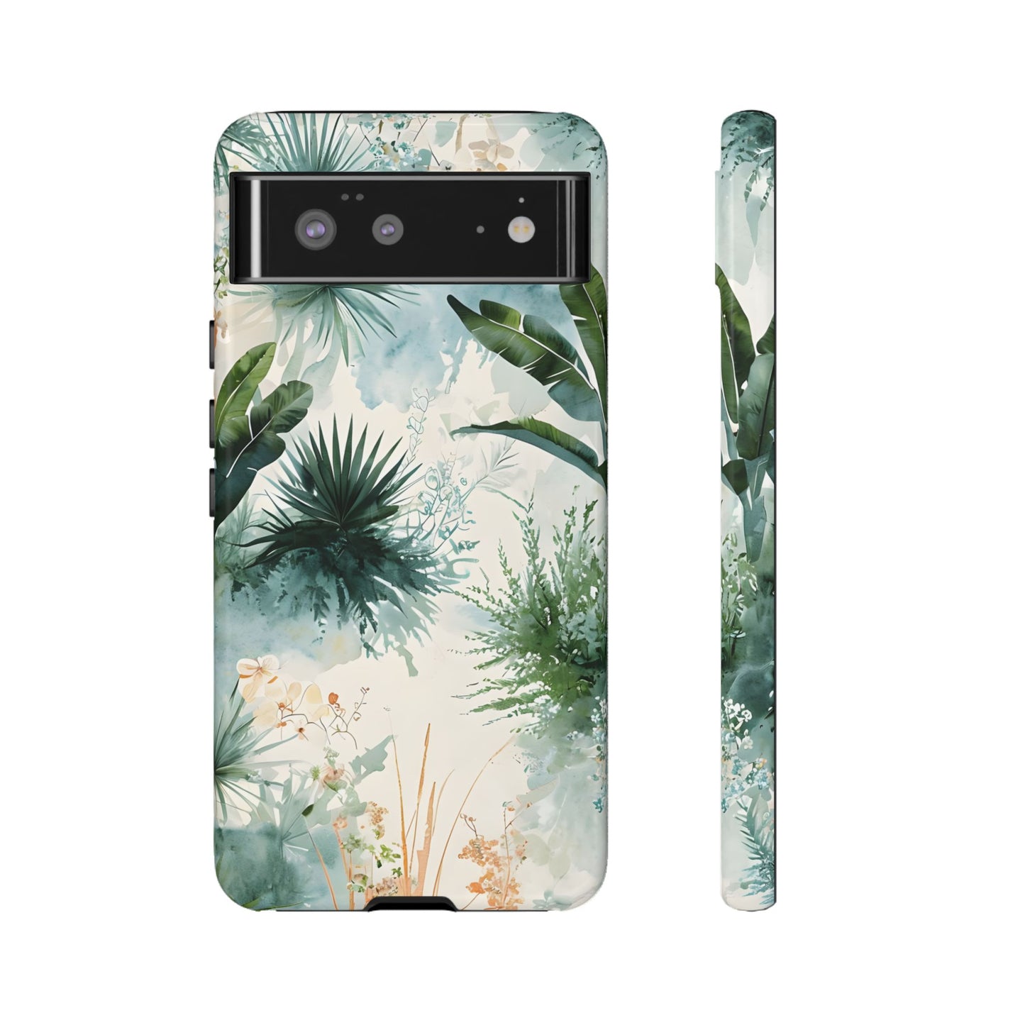 Tropical Botanical Watercolor - Tough Google Pixel Case