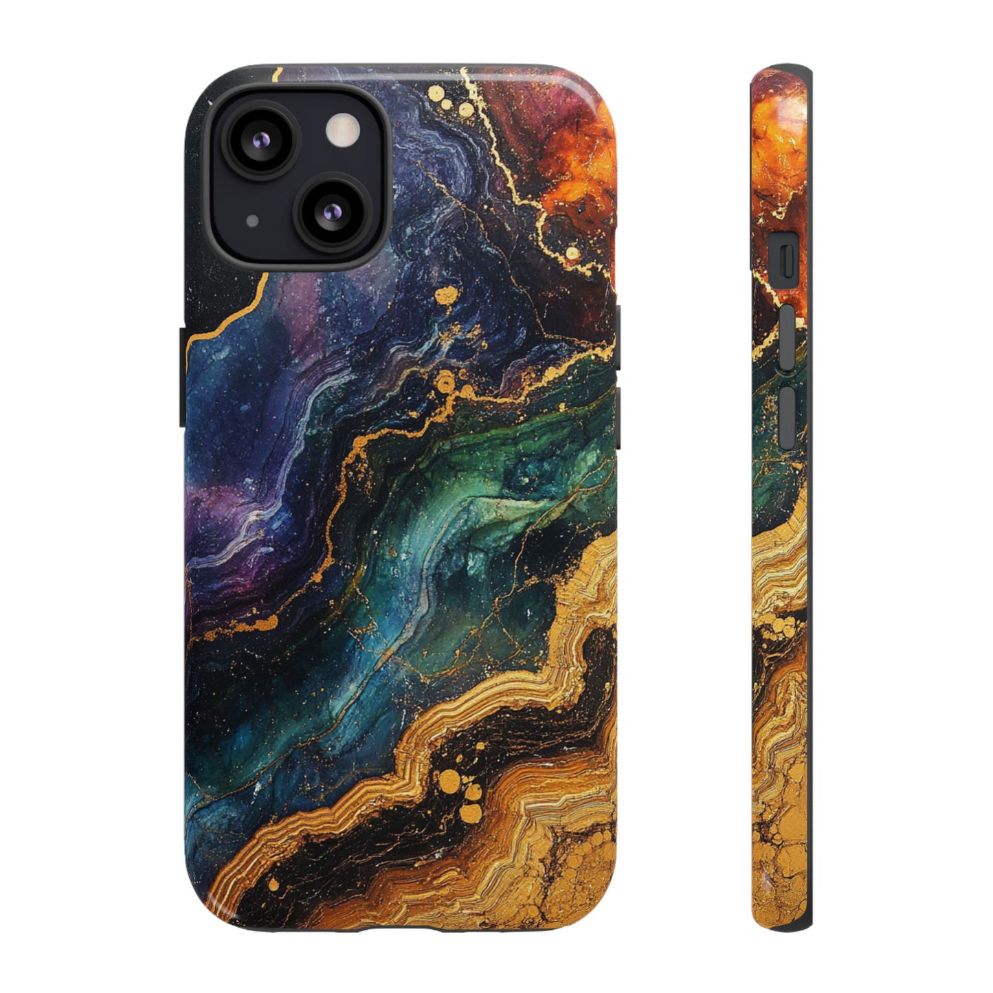 Cosmic Agate Veins – Tough iPhone Case