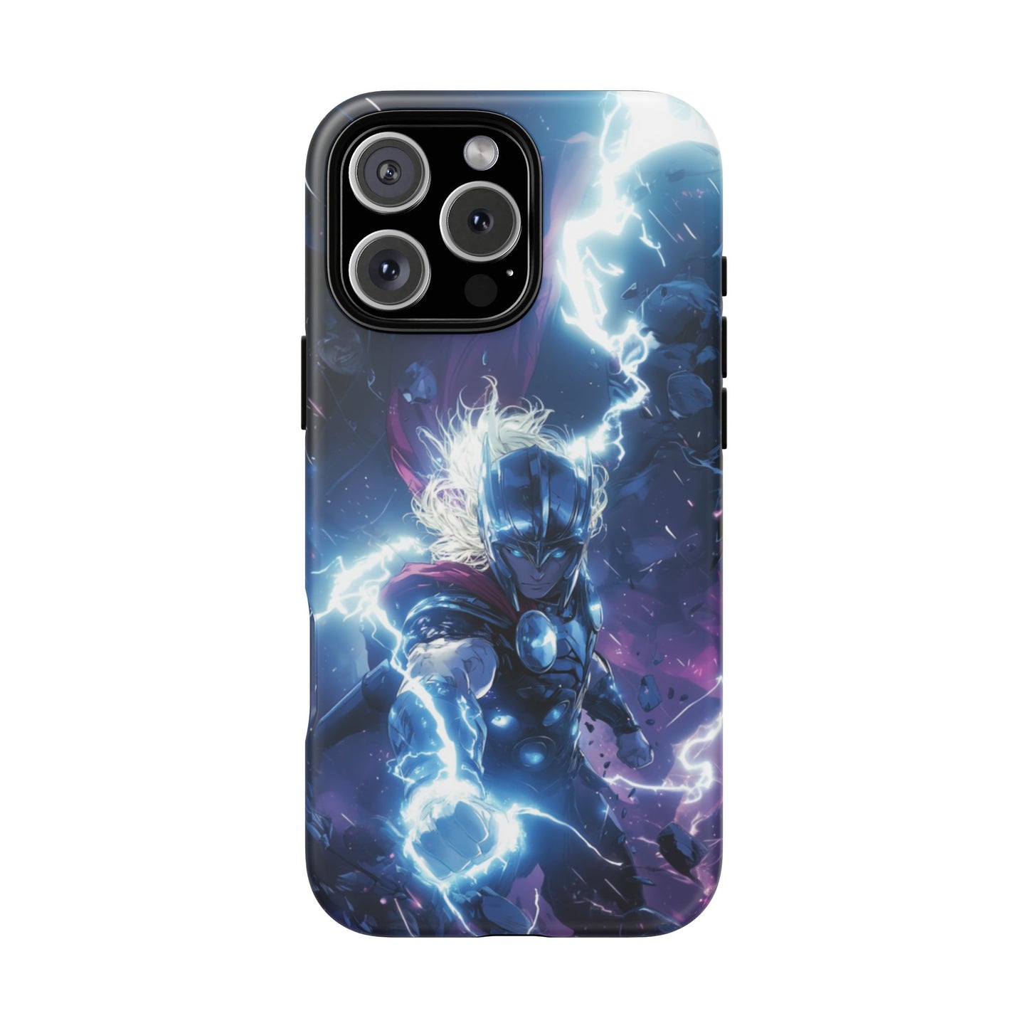 Lightning Fury: Thor Anime Action Phone Case - iPhone, Google Pixel, Samsung