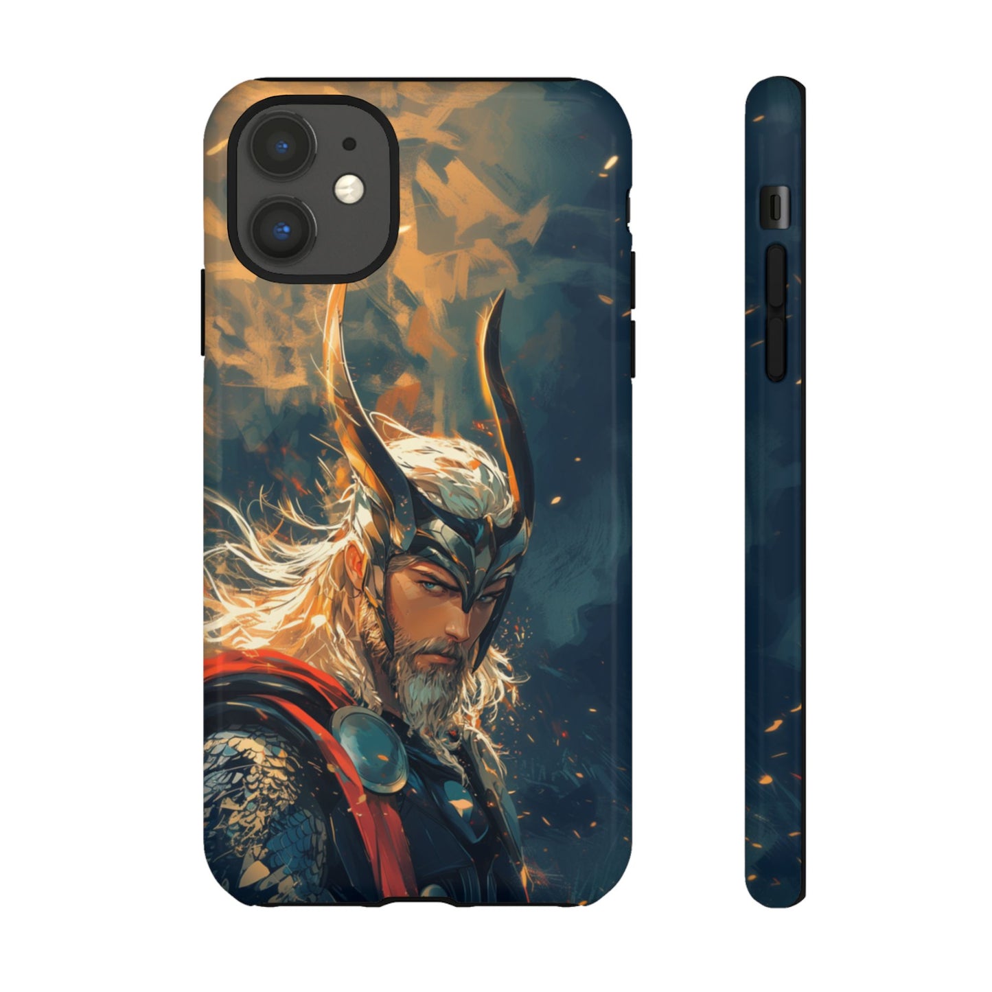 Storm-Bringer: Epic Thor Anime-Style Phone Case - iPhone, Google Pixel, Samsung