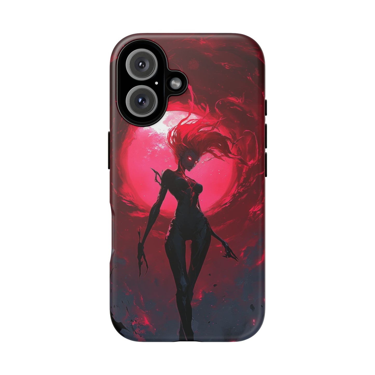 Crimson Eclipse Gothic Gaming Phone Case - iPhone, Google Pixel, Samsung Galaxy