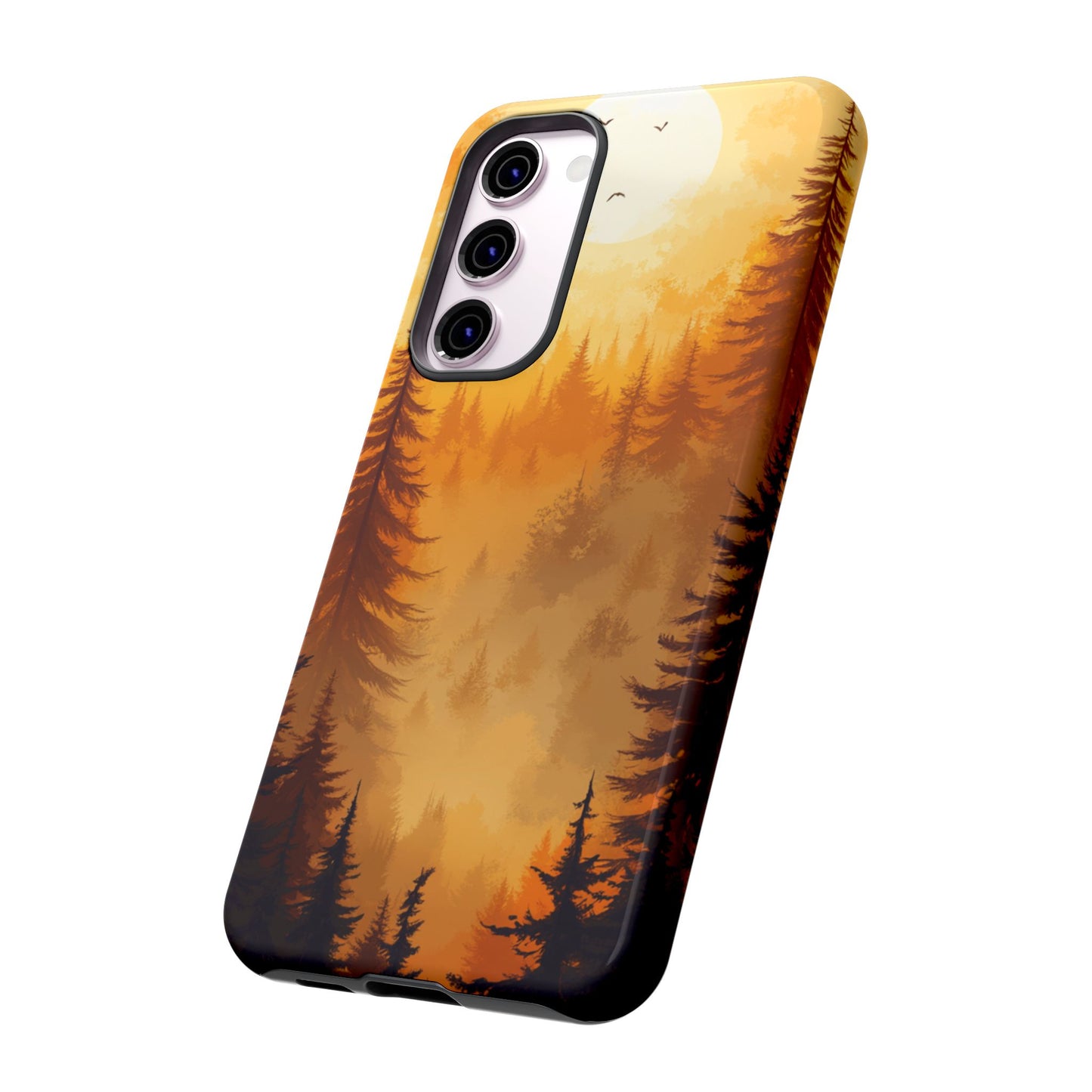 Golden Sunset Forest Phone Case - iPhone, Google Pixel, Samsung Galaxy