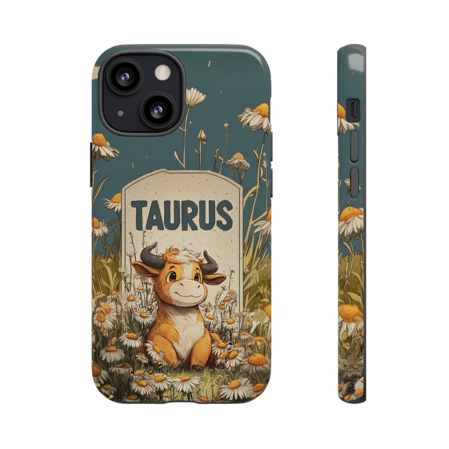 Taurus Cute Calf - Tough iPhone Case