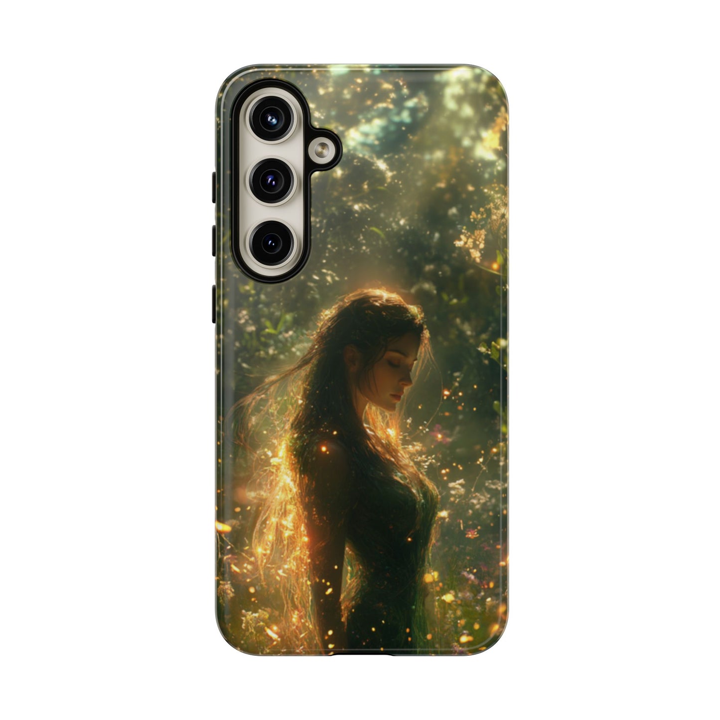 Forest Goddess Golden Light Meadow - Tough Samsung Galaxy Case