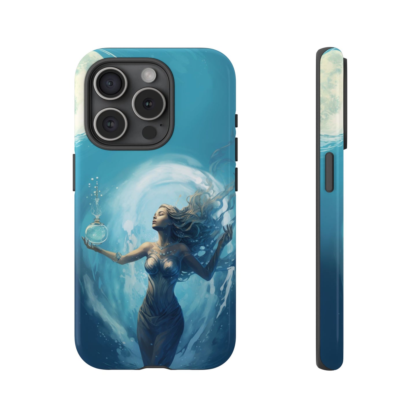 Aquarius Lunar Water Bearer Phone Case – iPhone, Google Pixel, Samsung Galaxy