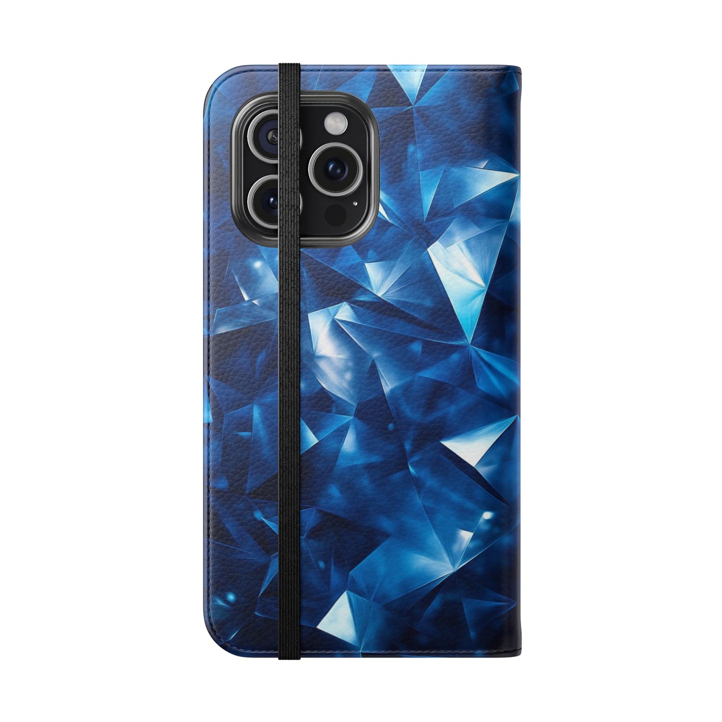Sapphire Crystal Shards - Wallet Flip Case
