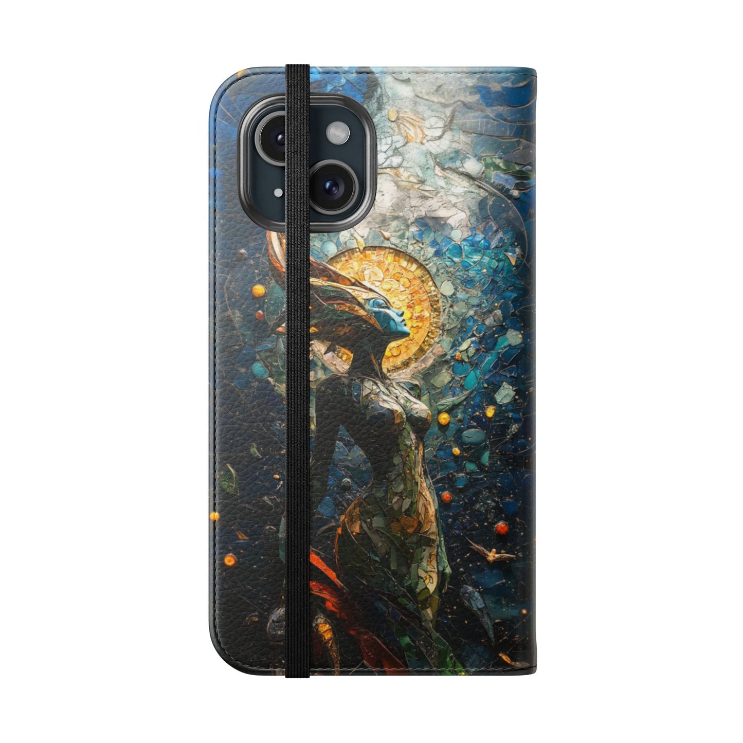 Stained Glass Goddess - Wallet Flip Case