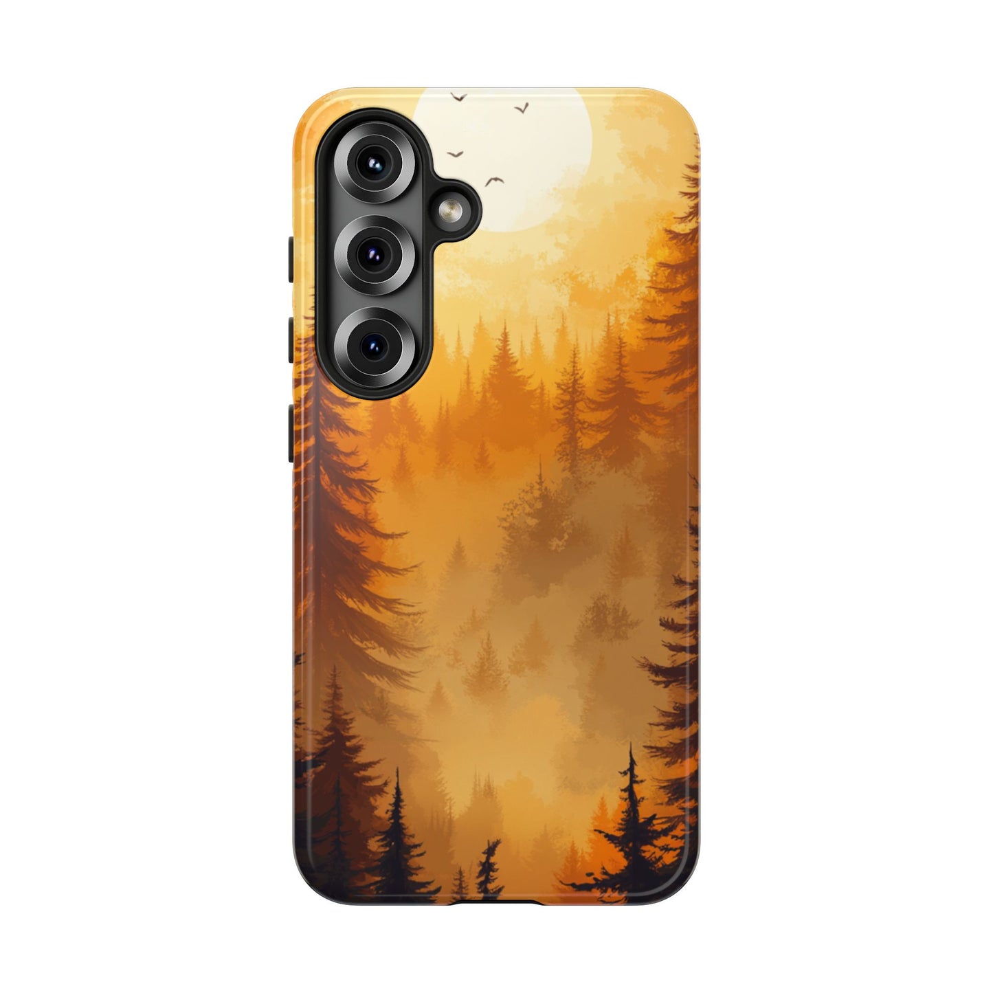 Golden Forest Silhouette – Tough Samsung Galaxy Case