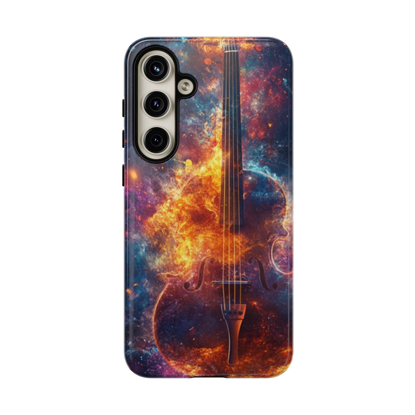 Fiery Violin Galaxy Phone Case – iPhone, Samsung, Google Pixel