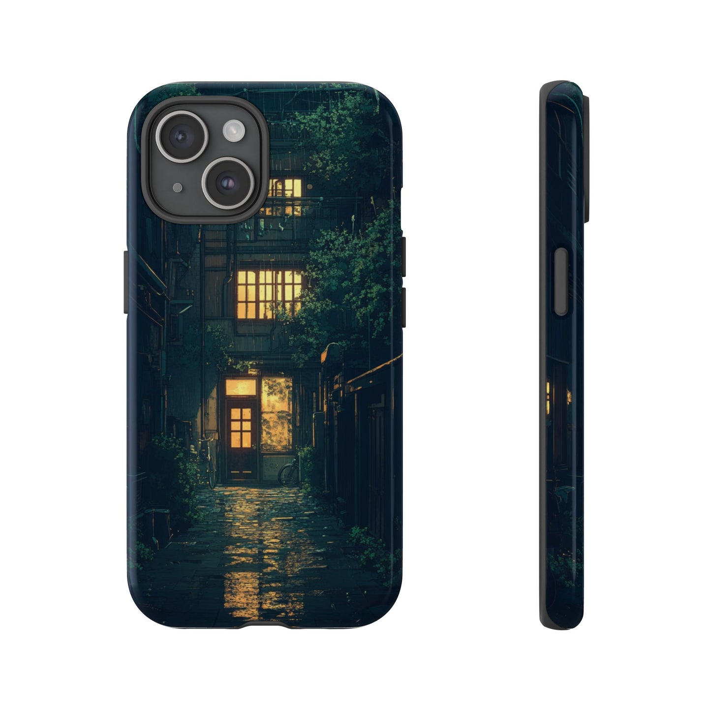 Rainy Alley - Tough iPhone Case